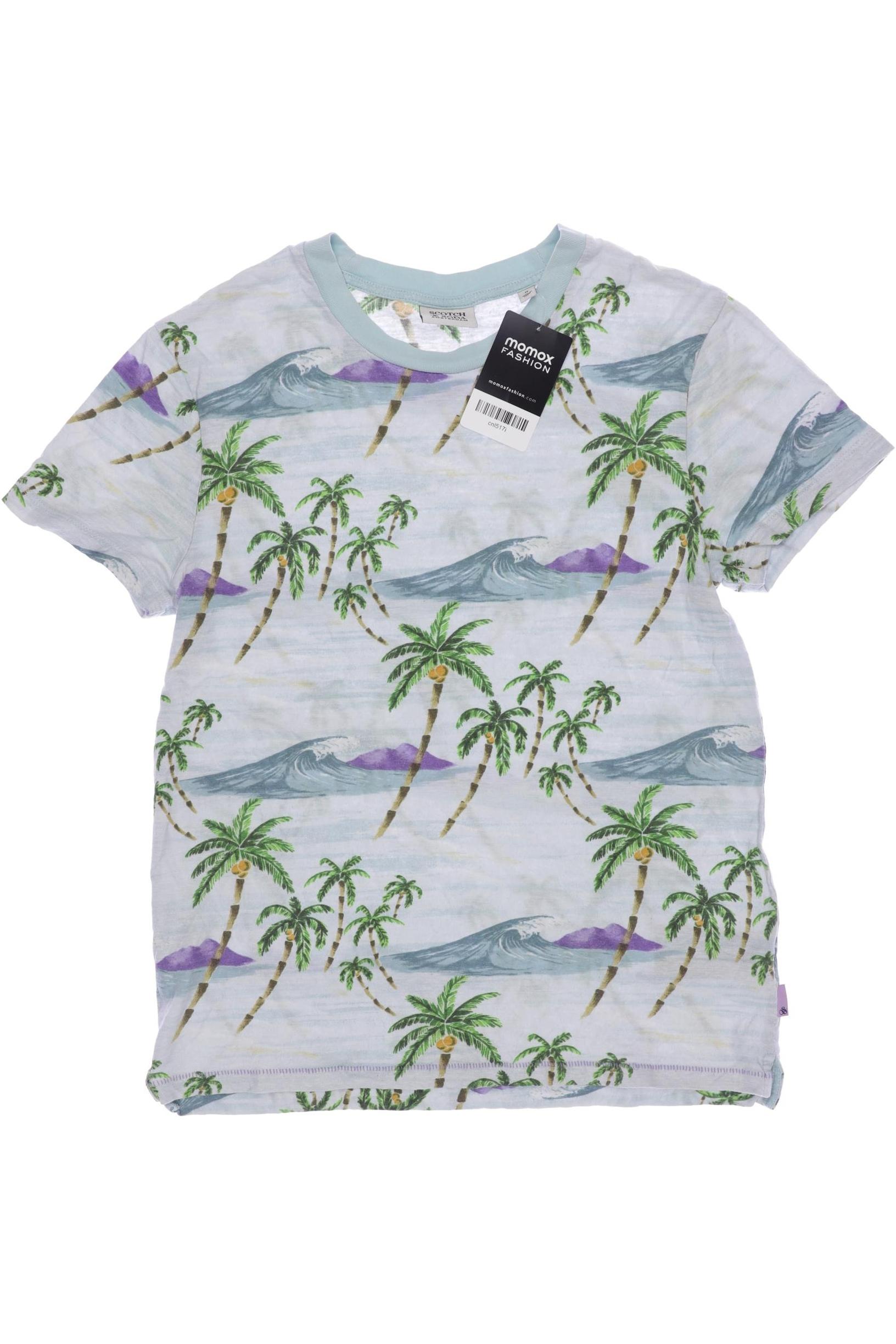 

Scotch & Soda Herren T-Shirt, türkis, Gr. 164