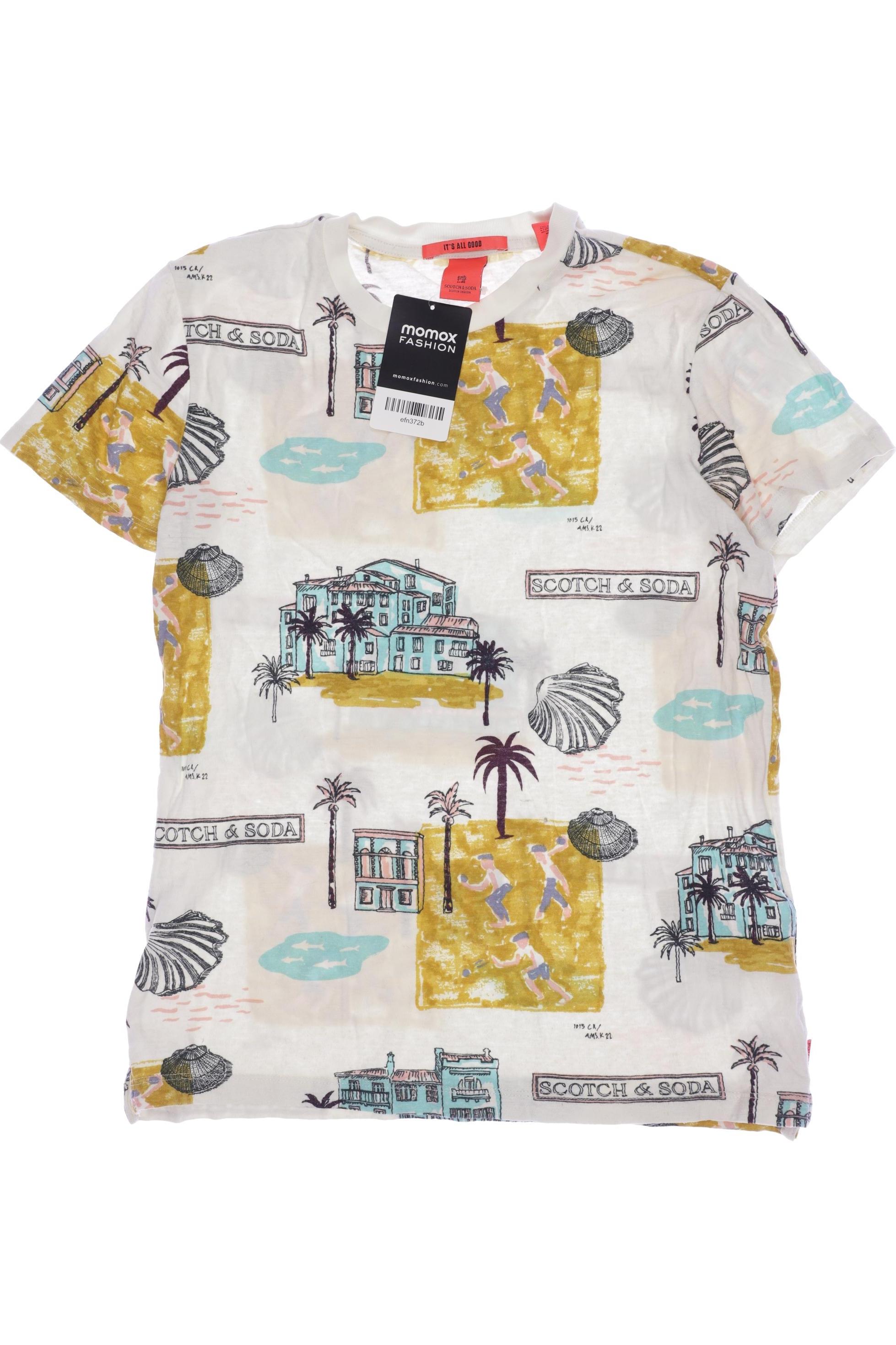 

Scotch & Soda Herren T-Shirt, cremeweiß, Gr. 152
