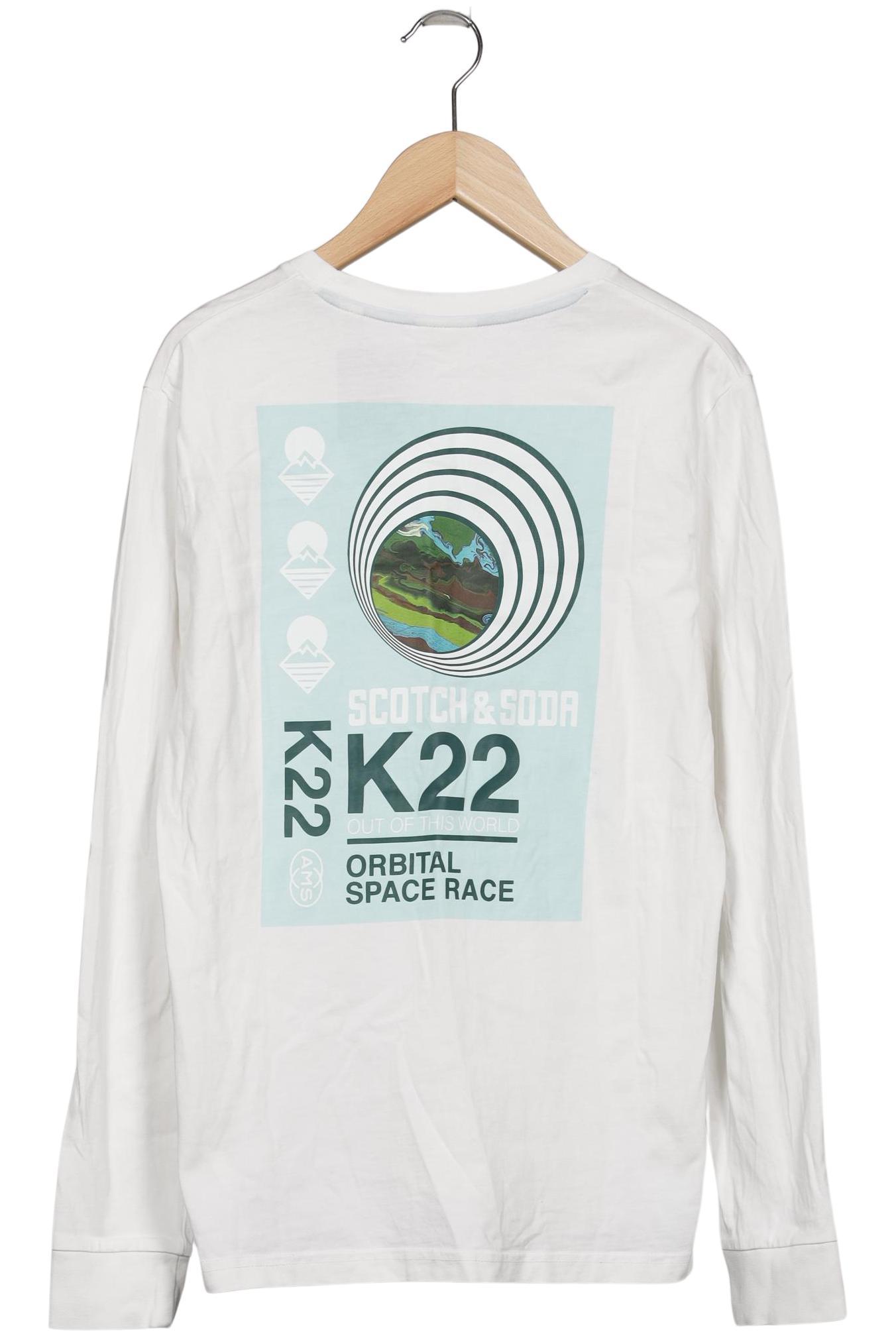 Thumbnail - Scotch &amp; Soda Jungen Langarmshirt, weiß, Gr. 164