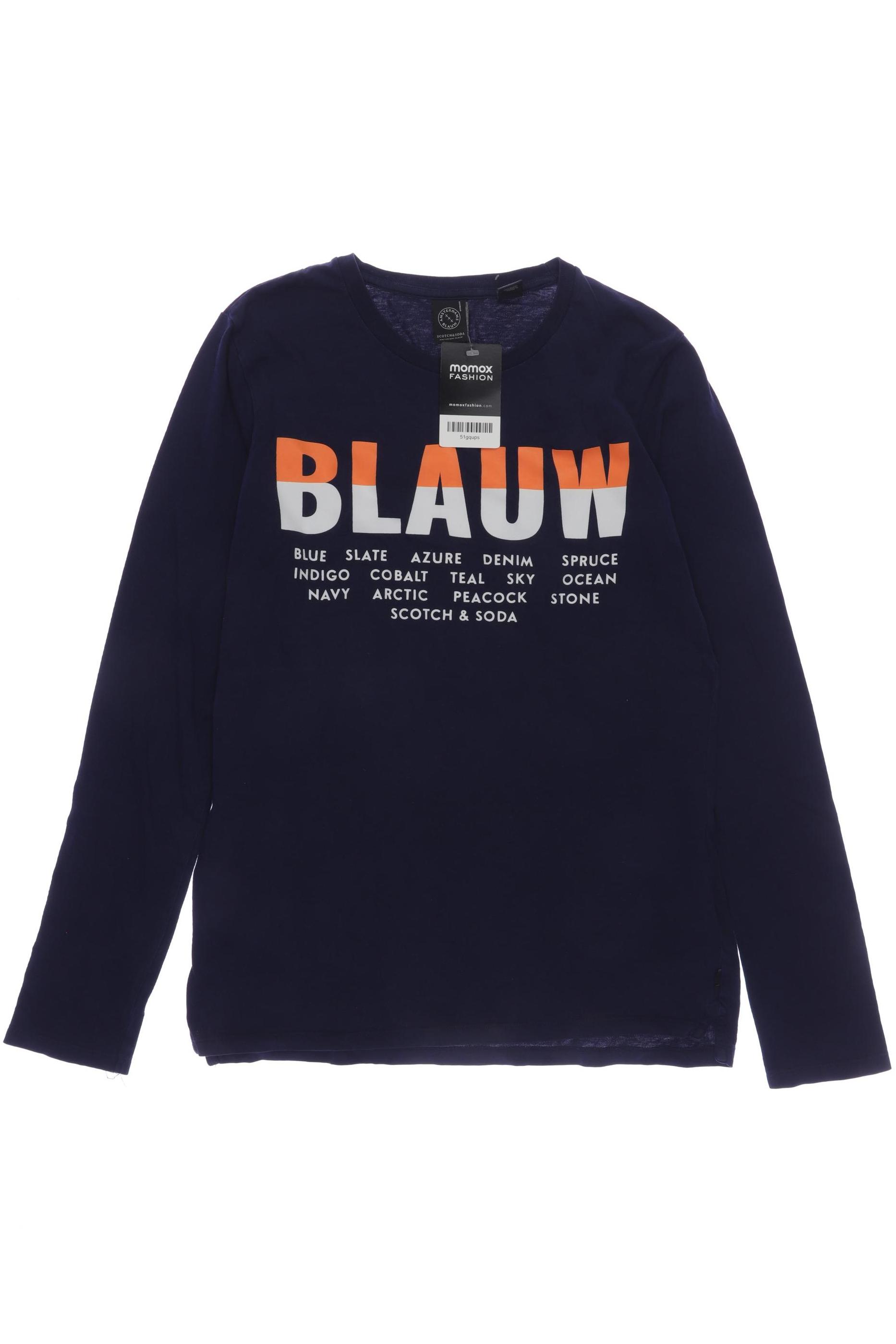 

Scotch & Soda Herren Langarmshirt, marineblau, Gr. 164