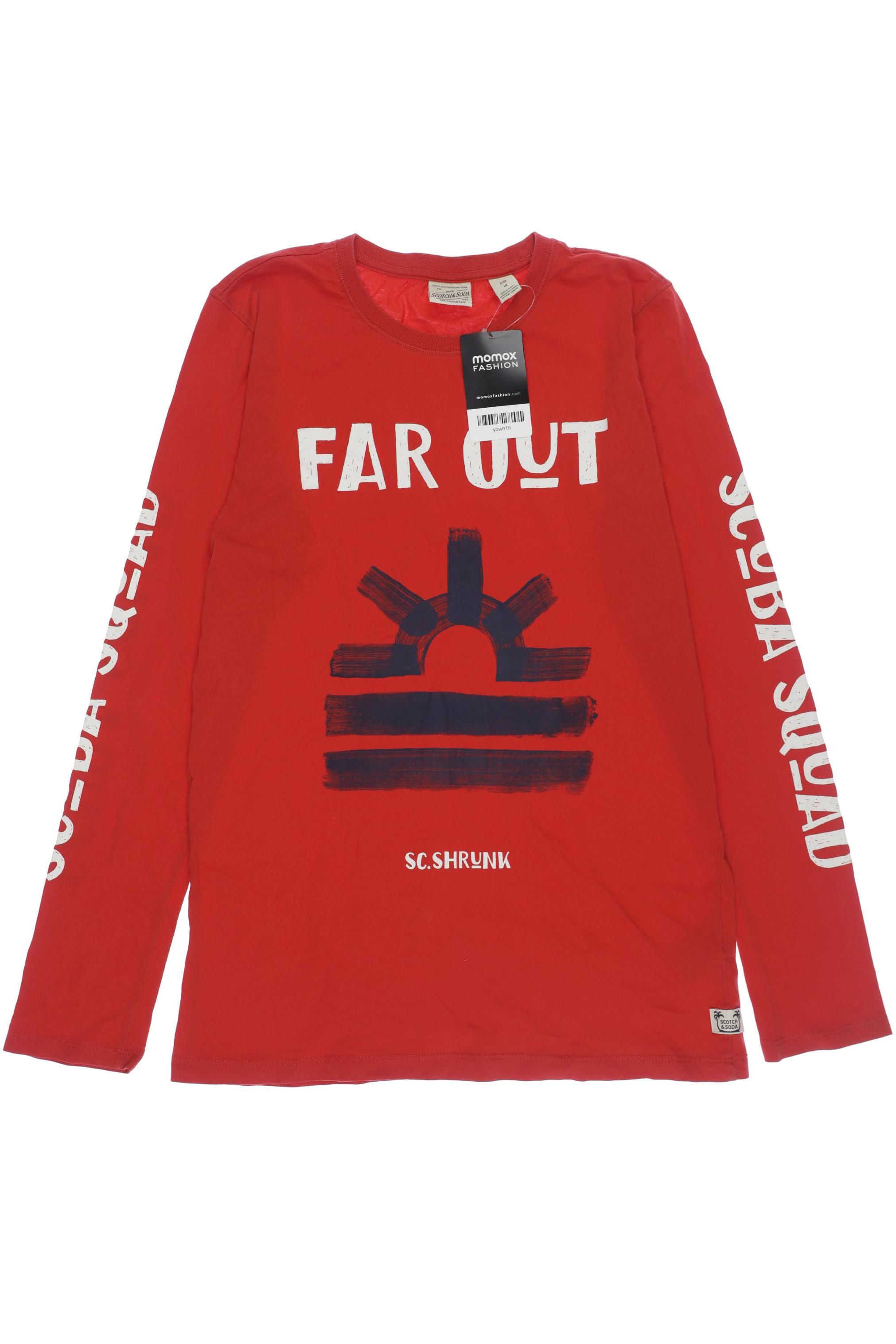 

Scotch & Soda Herren Langarmshirt, rot, Gr. 164