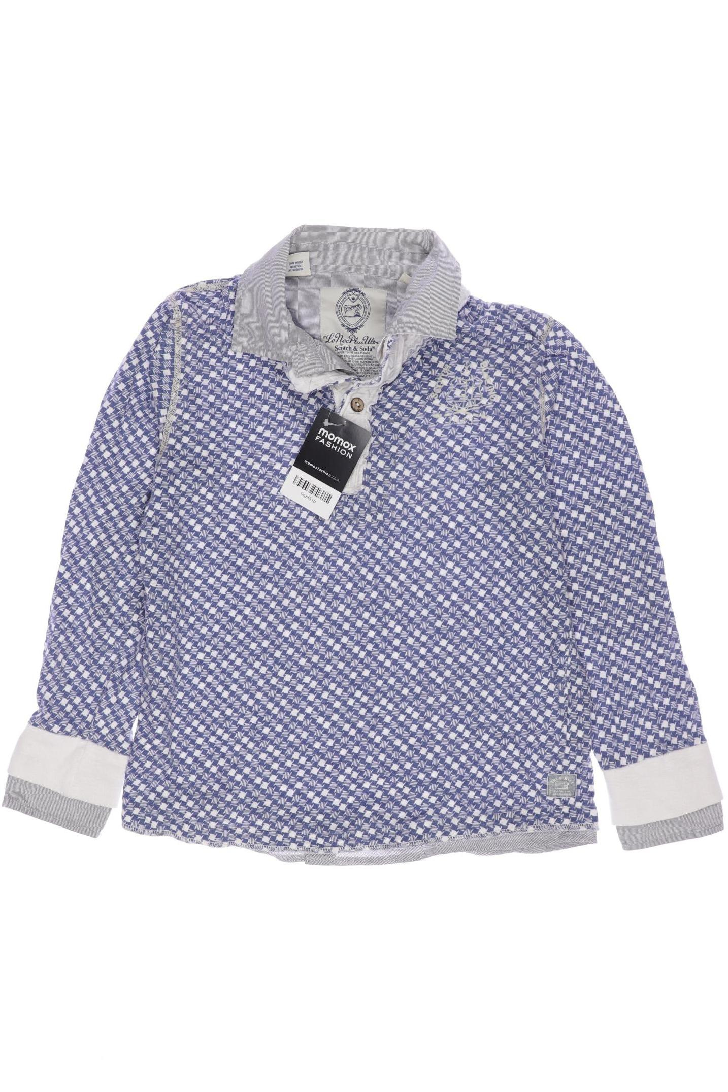 

Scotch & Soda Damen Poloshirt, blau, Gr. 140