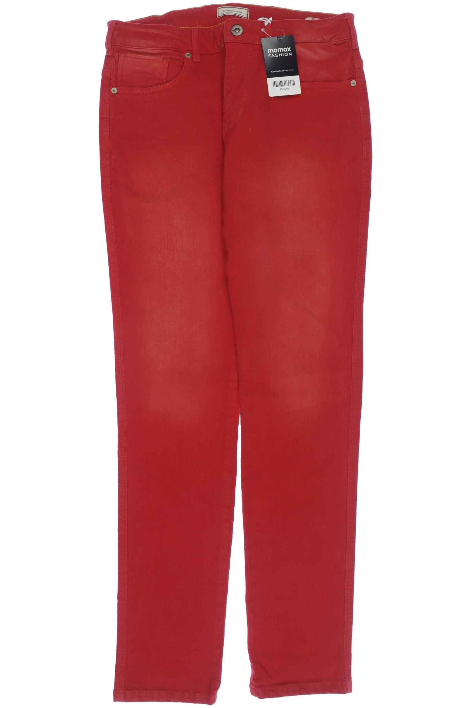 

Scotch & Soda Damen Jeans, rot, Gr. 16