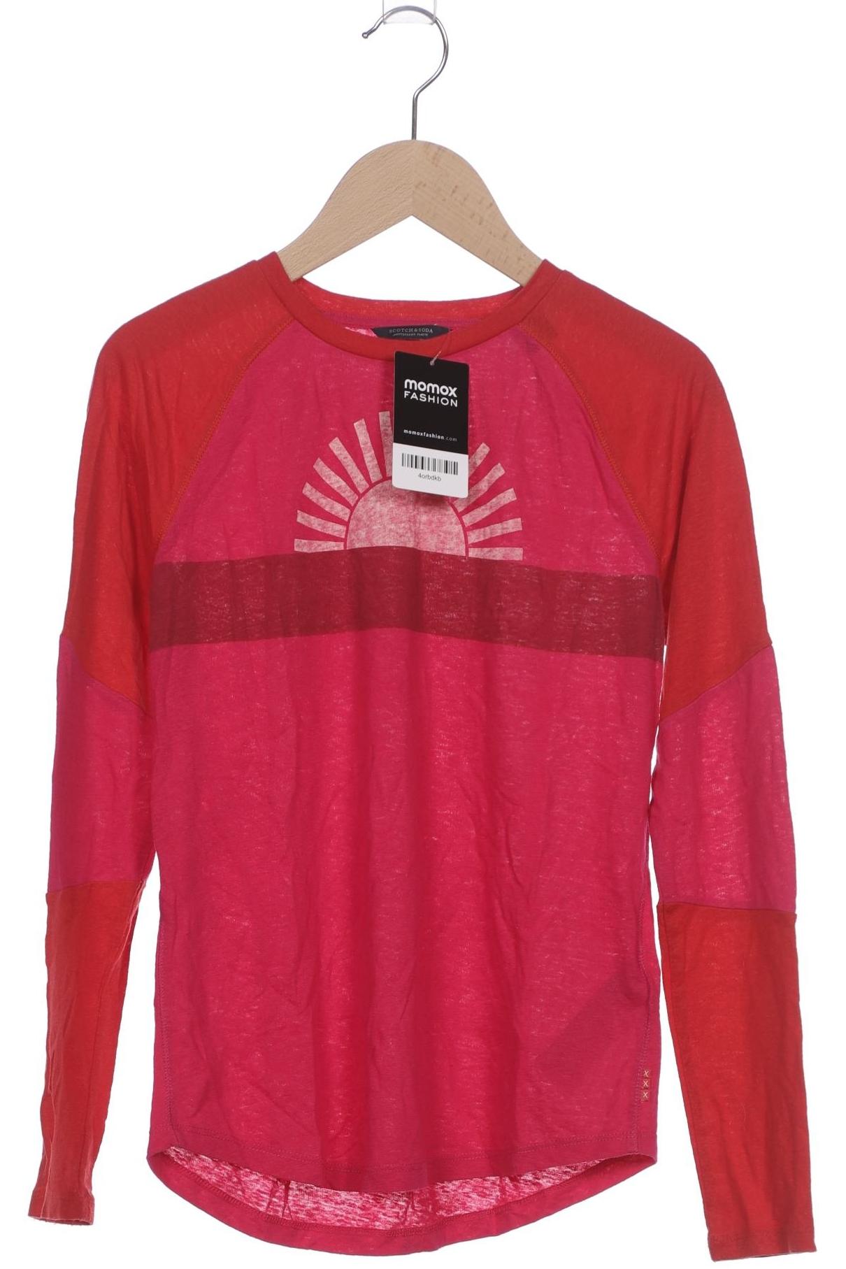 

Scotch & Soda Damen Langarmshirt, pink, Gr. 152