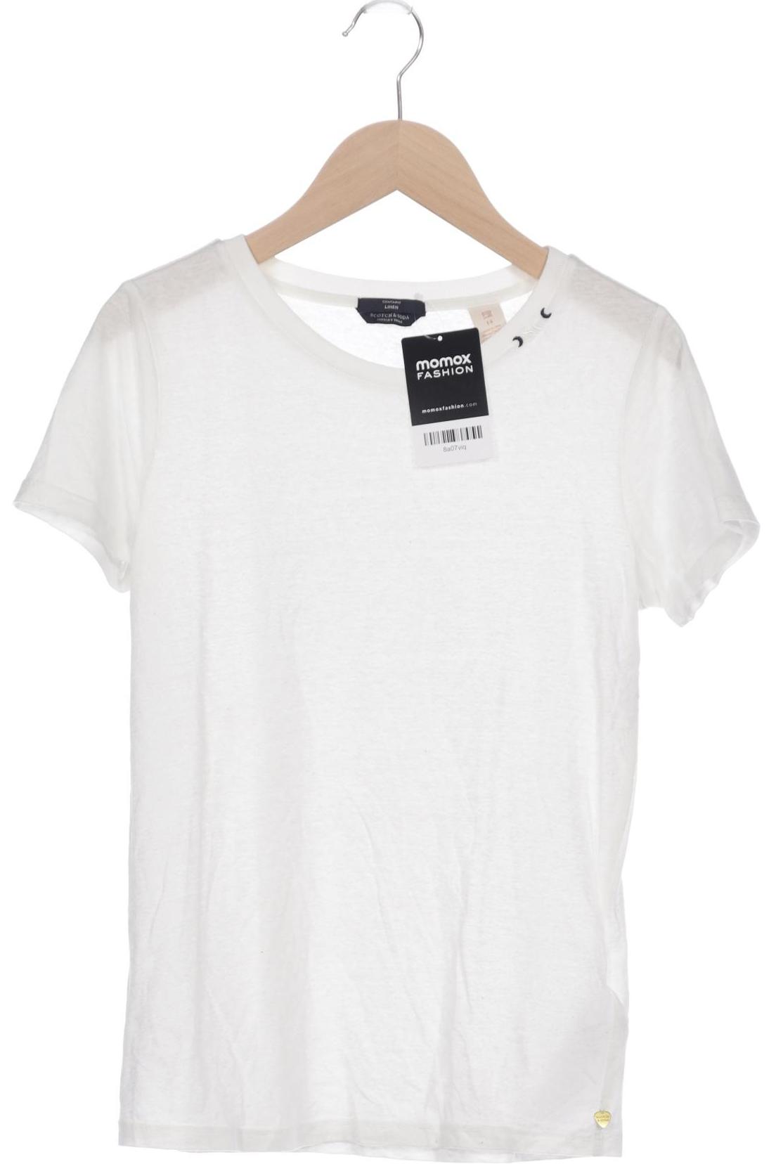 

Scotch & Soda Damen T-Shirt, weiß, Gr. 14
