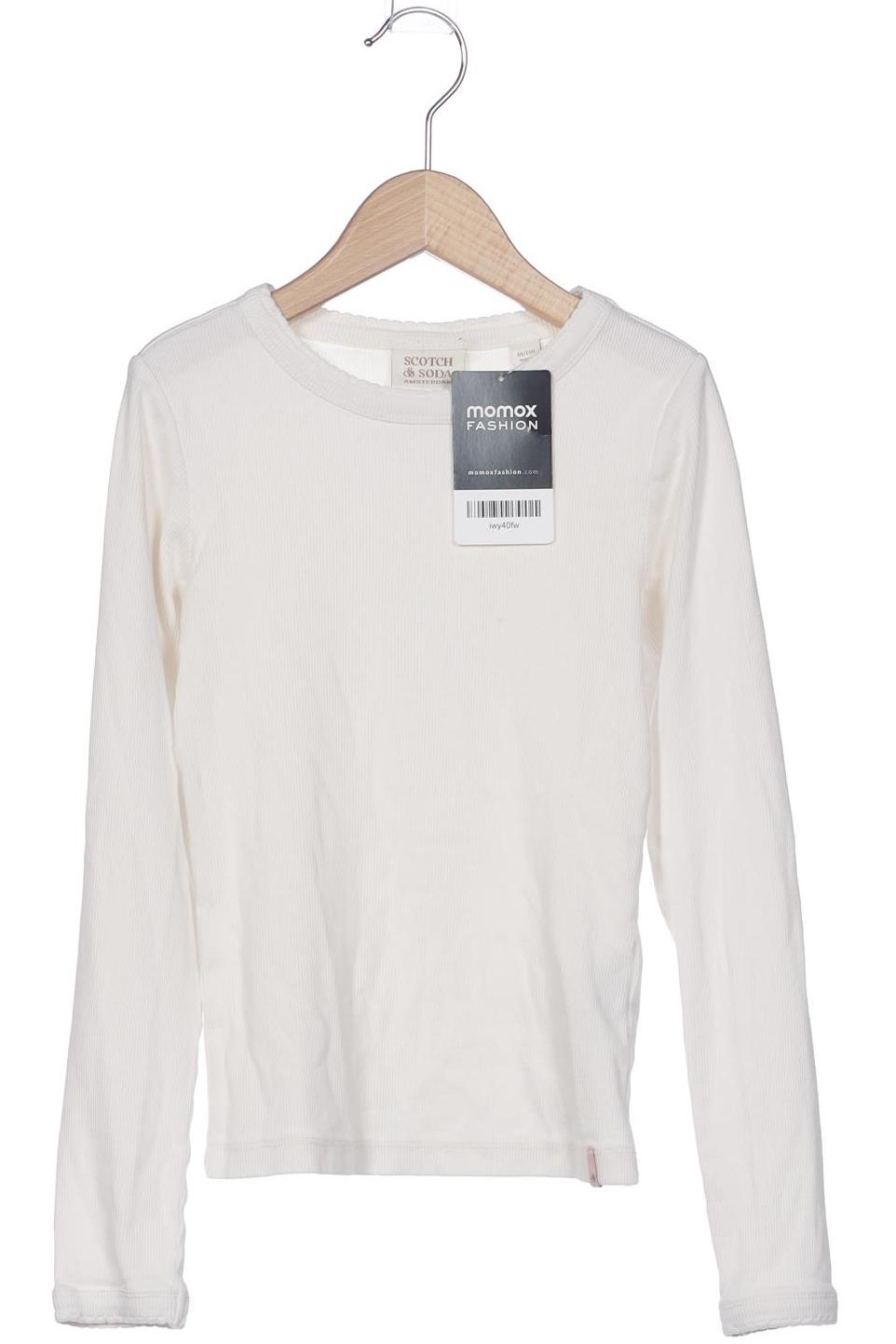 

Scotch & Soda Damen Langarmshirt, weiß, Gr. 140