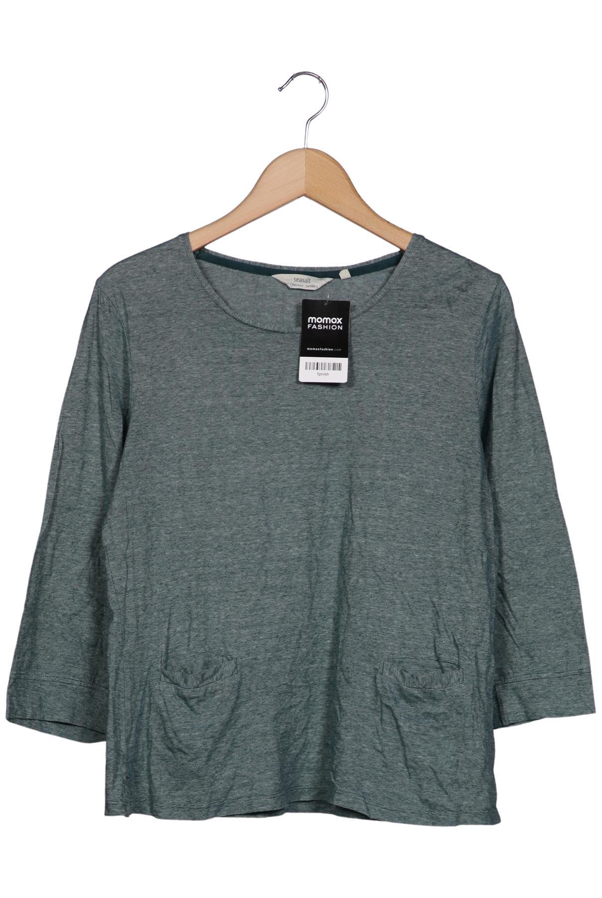 

Seasalt Damen Langarmshirt, grün, Gr. 14