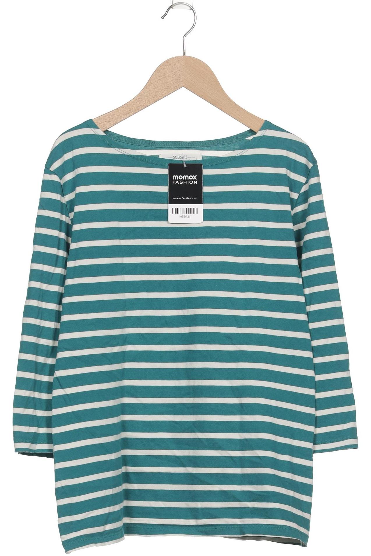 

Seasalt Damen Langarmshirt, türkis, Gr. 12