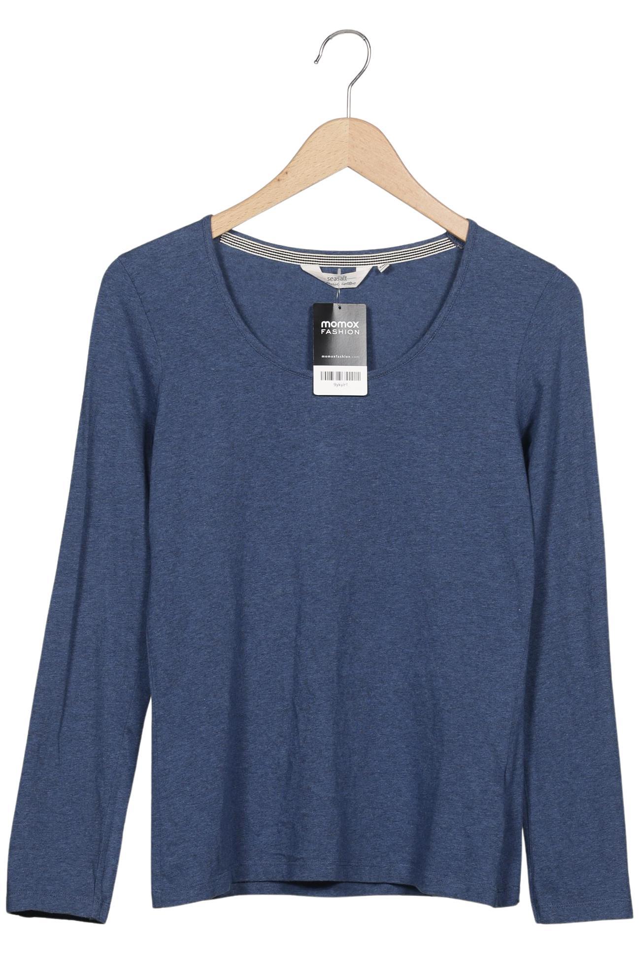 

Seasalt Damen Langarmshirt, blau, Gr. 40