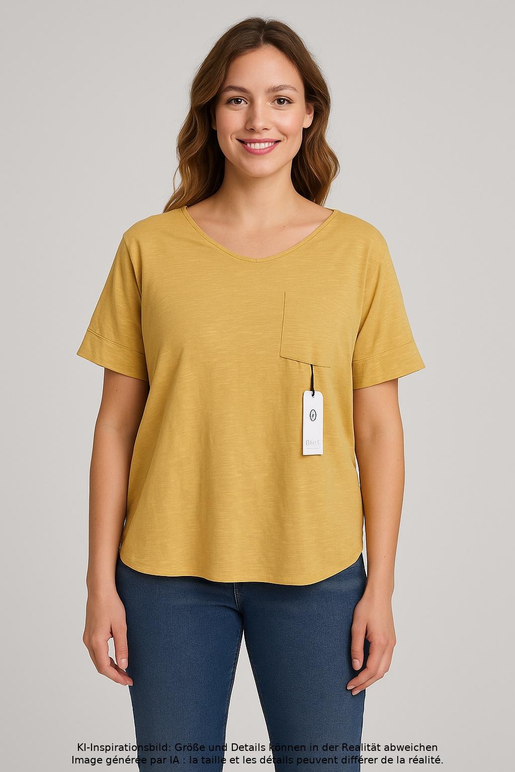 

Seasalt Damen T-Shirt, gelb, Gr. 42