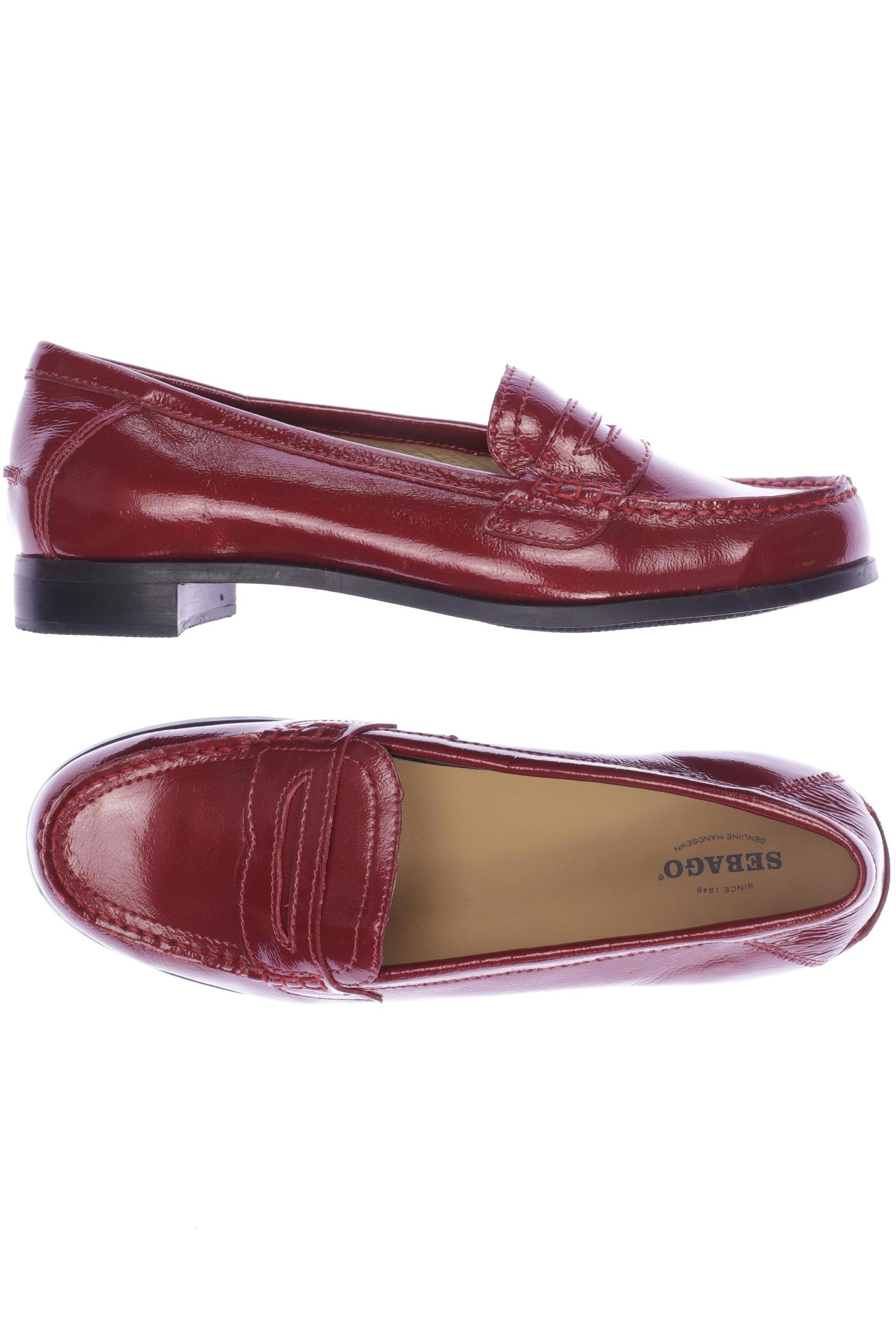 

Sebago Damen Halbschuh, rot, Gr. 40.5