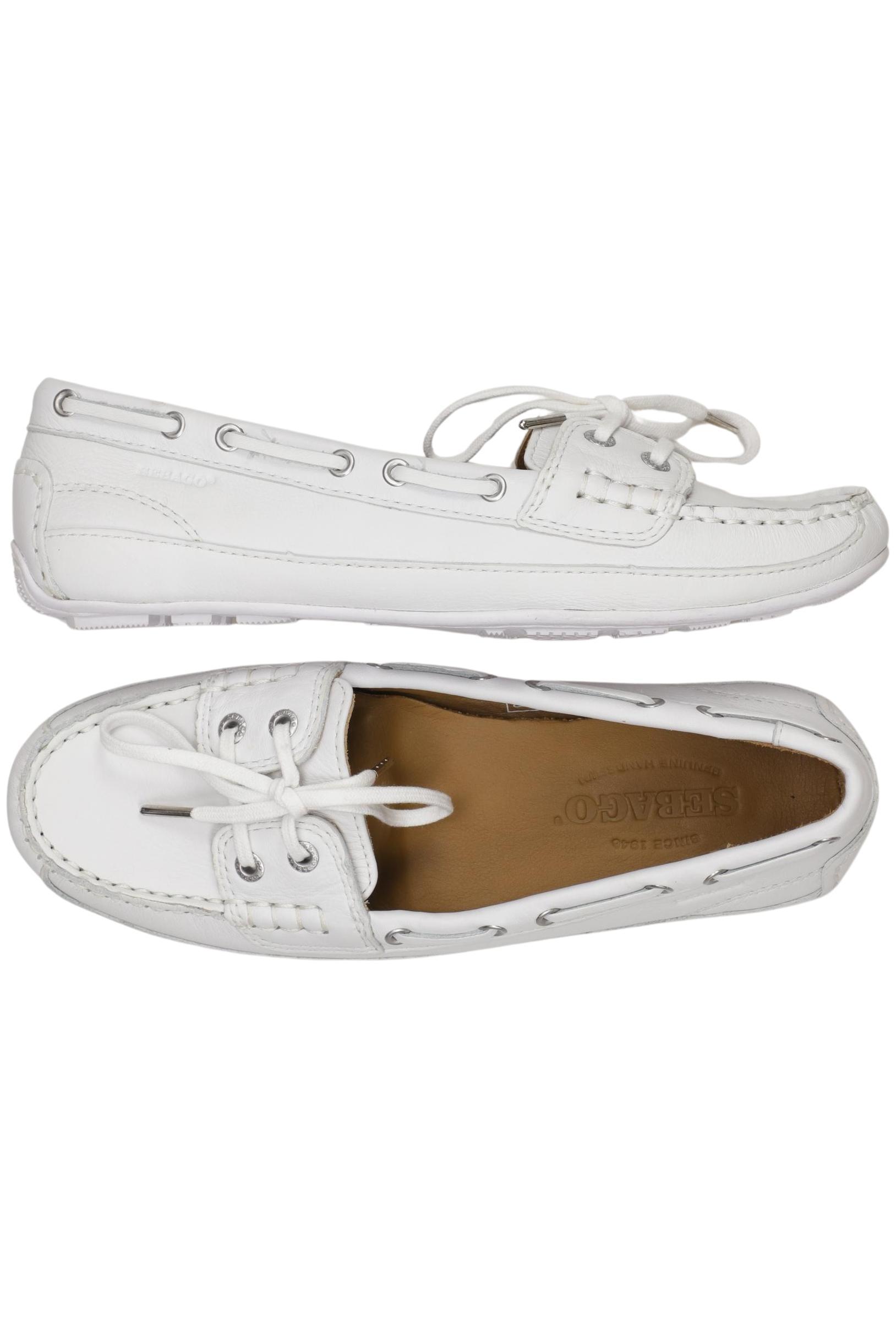 

Sebago Damen Halbschuh, weiß, Gr. 37.5