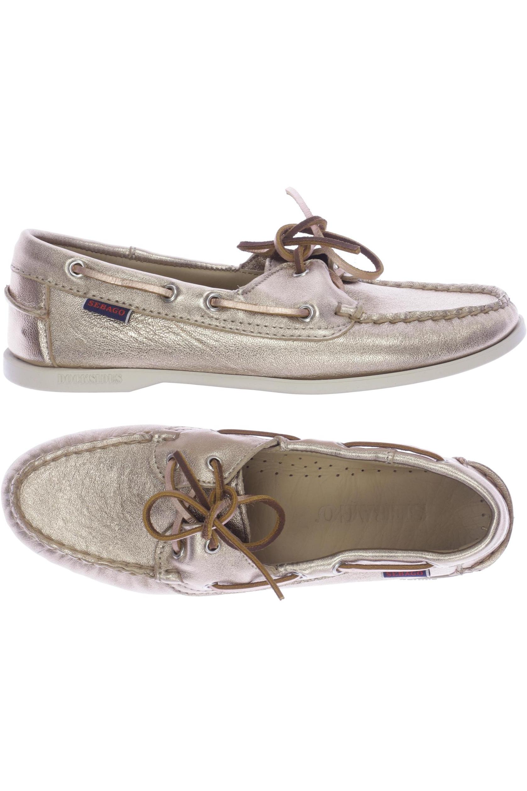 

Sebago Damen Halbschuh, gold, Gr. 39