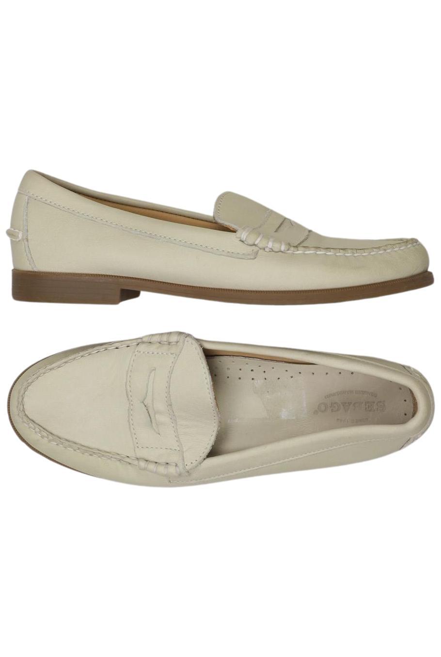 

Sebago Damen Halbschuh, cremeweiß, Gr. 37.5