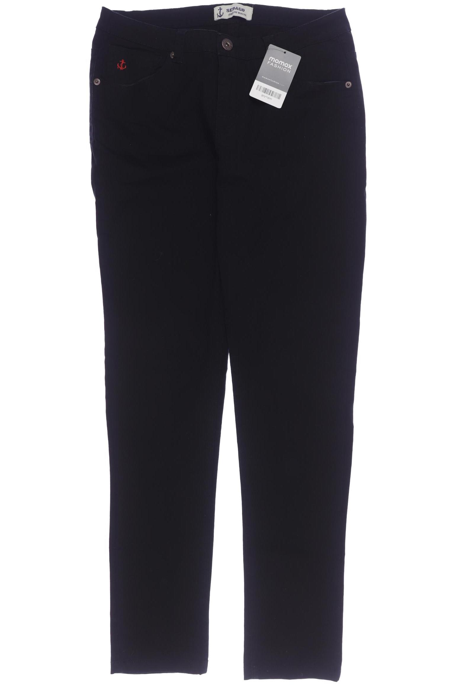 Thumbnail - Sebago Damen Jeans, schwarz, Gr. 27