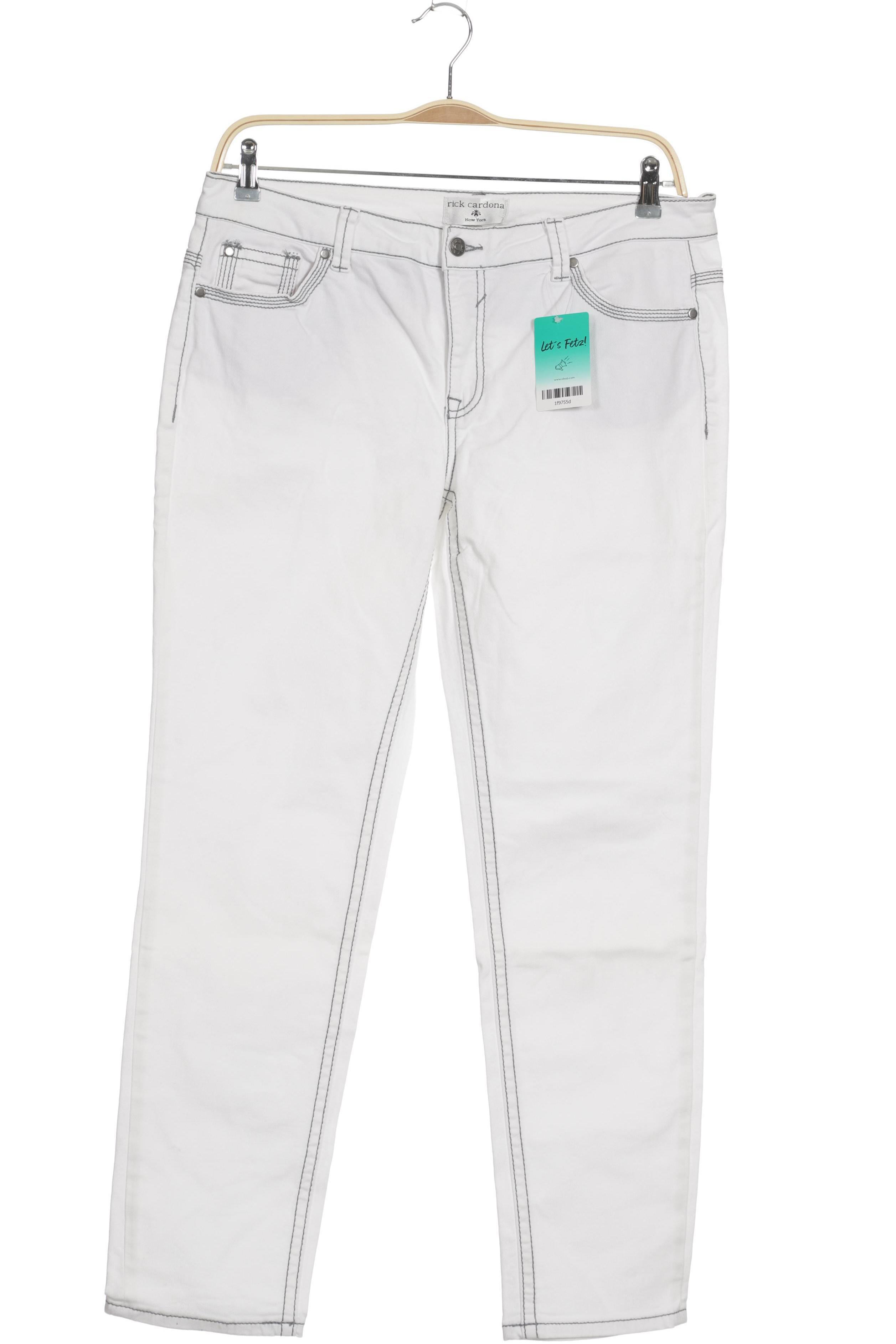 

Second Hand Einzelstücke Damen Jeans, weiß, Gr. 42