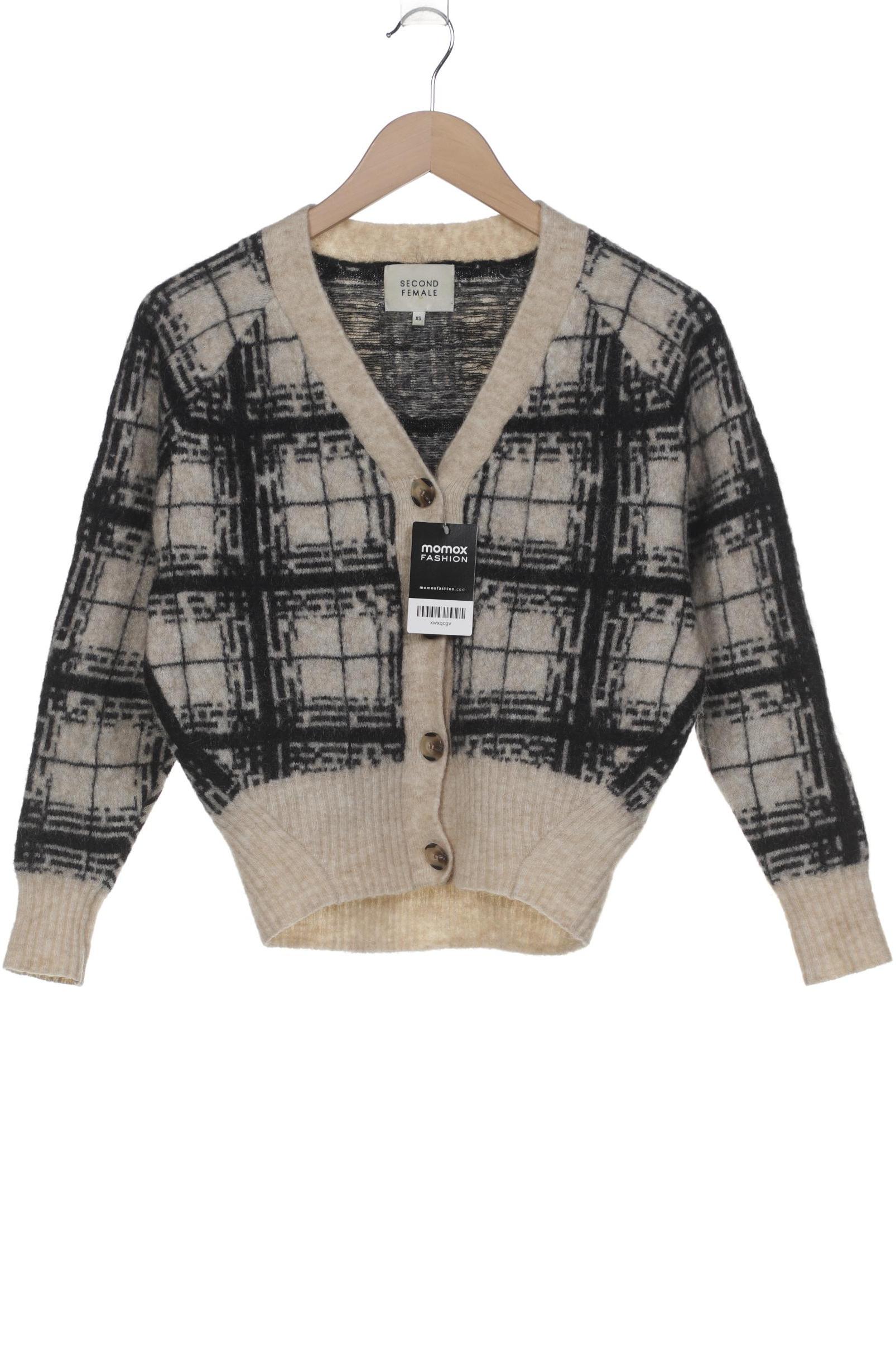 

Second Female Damen Strickjacke, beige, Gr. 34
