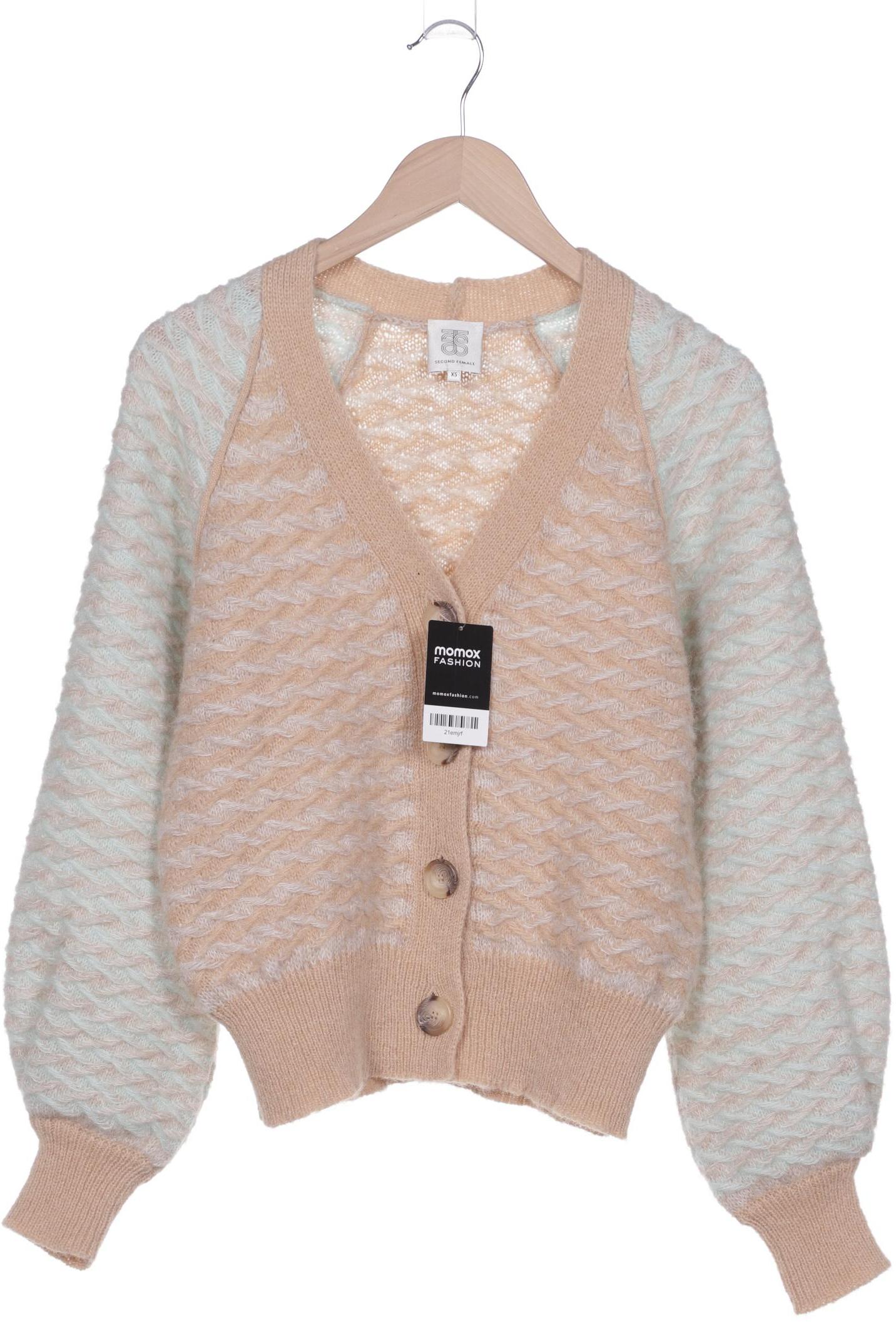 

Second Female Damen Strickjacke, beige, Gr. 34