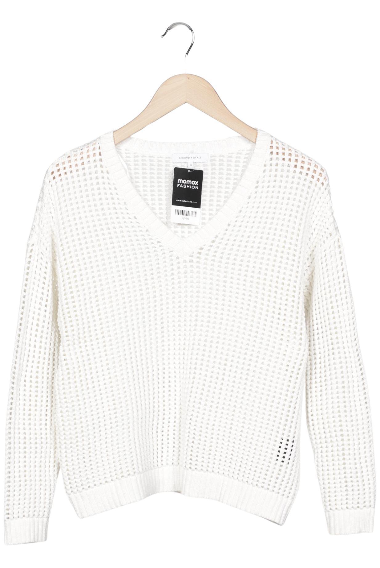 

Second Female Damen Pullover, weiß, Gr. 34