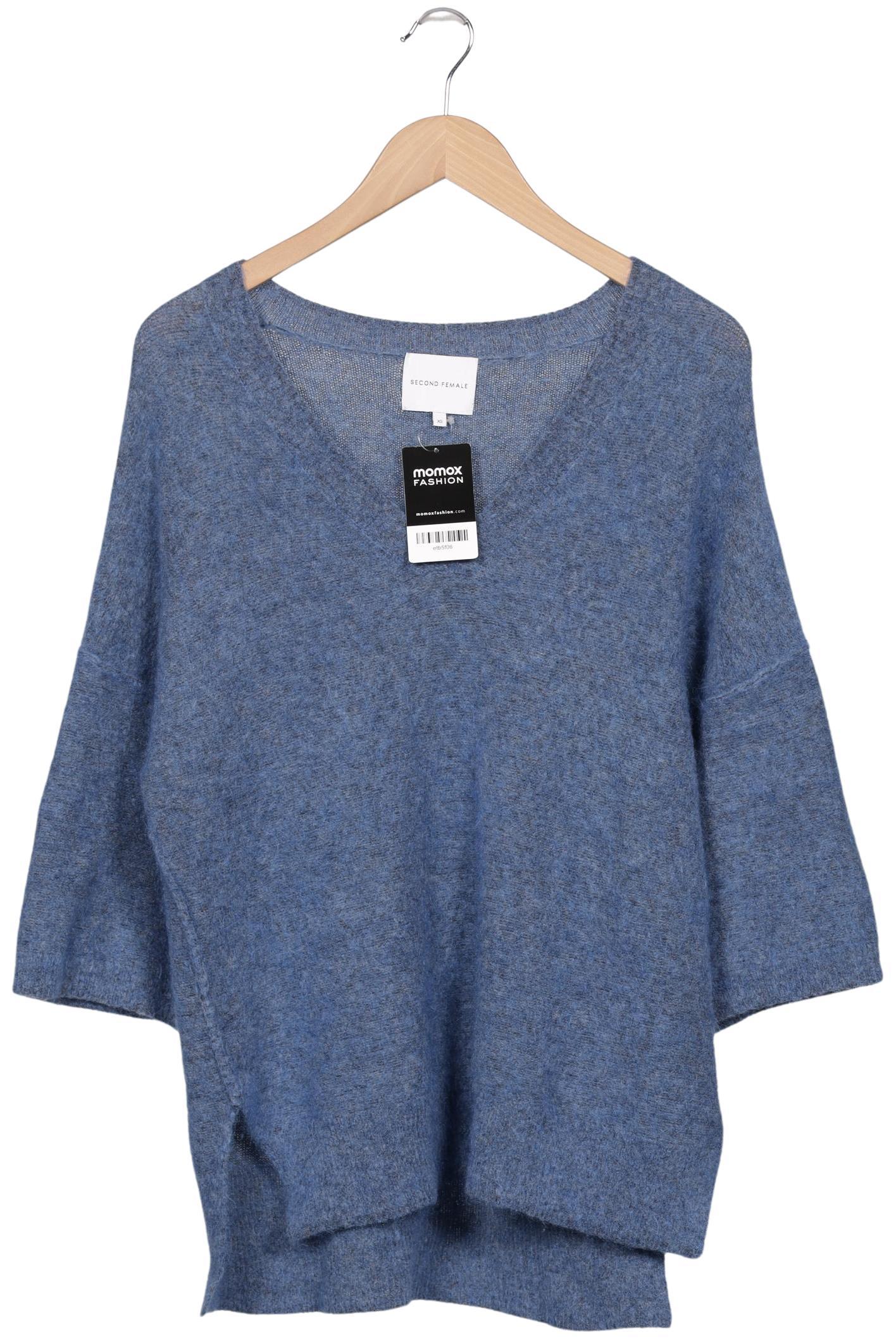 

Second Female Damen Pullover, blau, Gr. 34