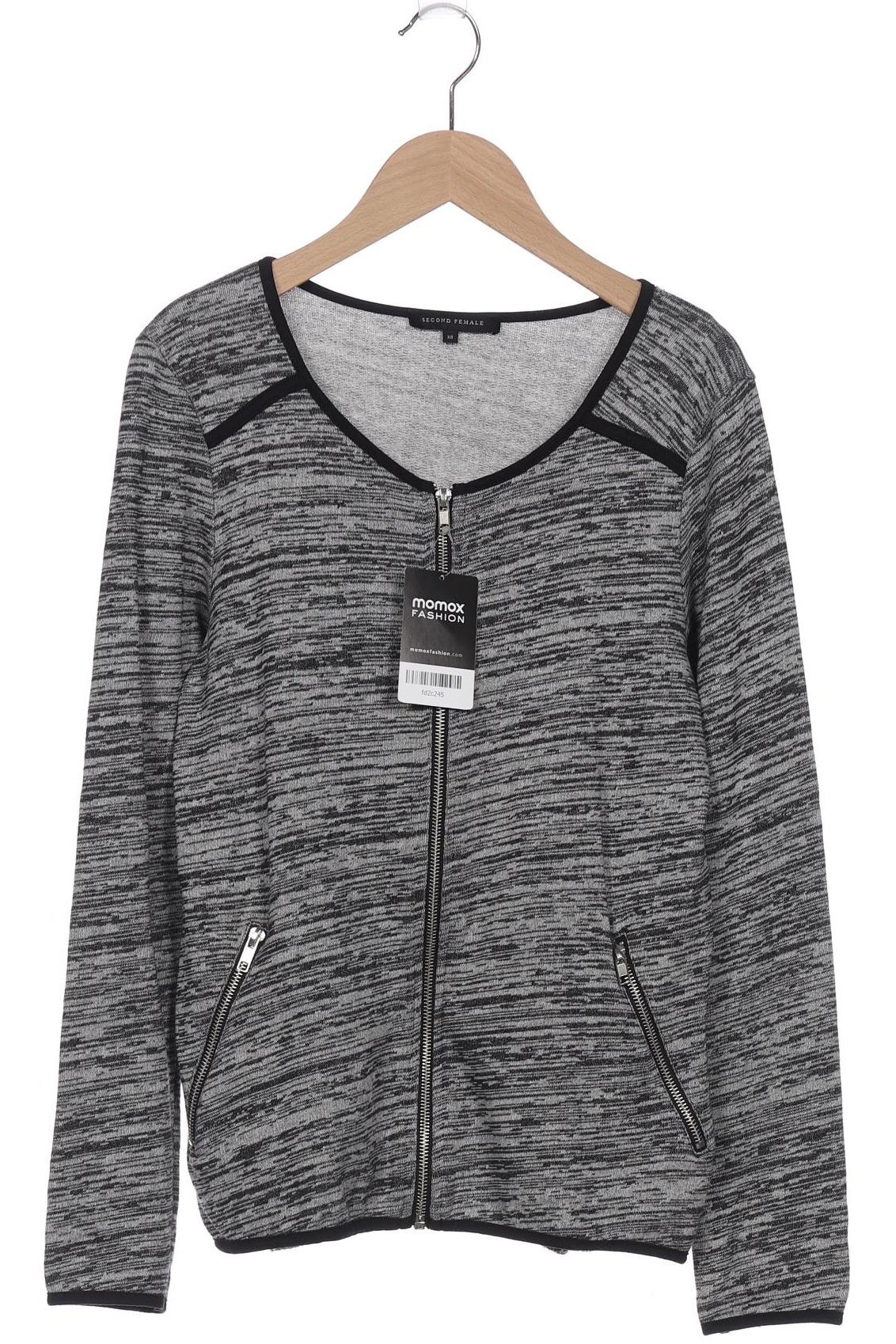 Thumbnail - Second Female Damen Strickjacke, grau, Gr. 34