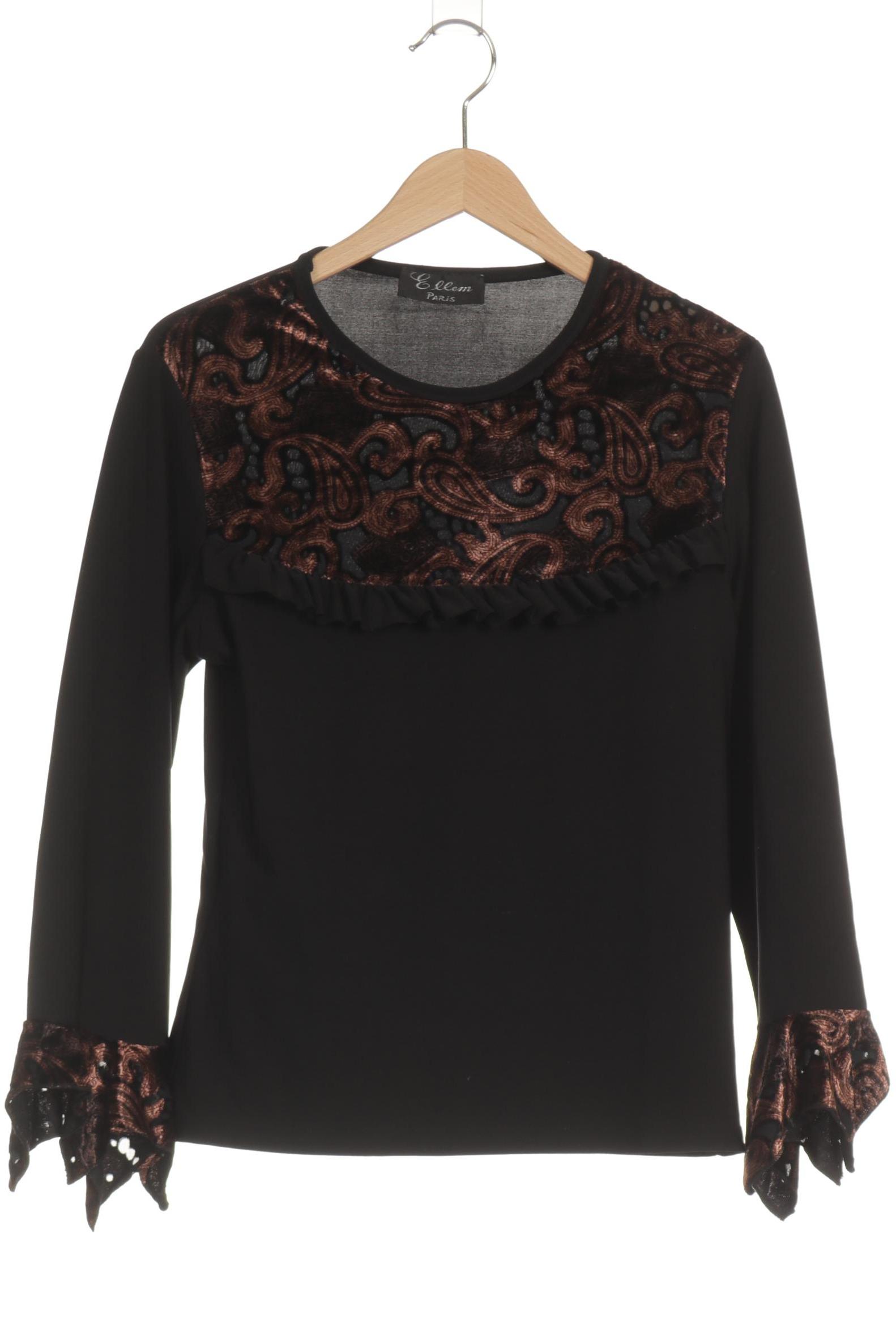 

Second Hand Einzelstücke Damen Langarmshirt, schwarz, Gr. 34