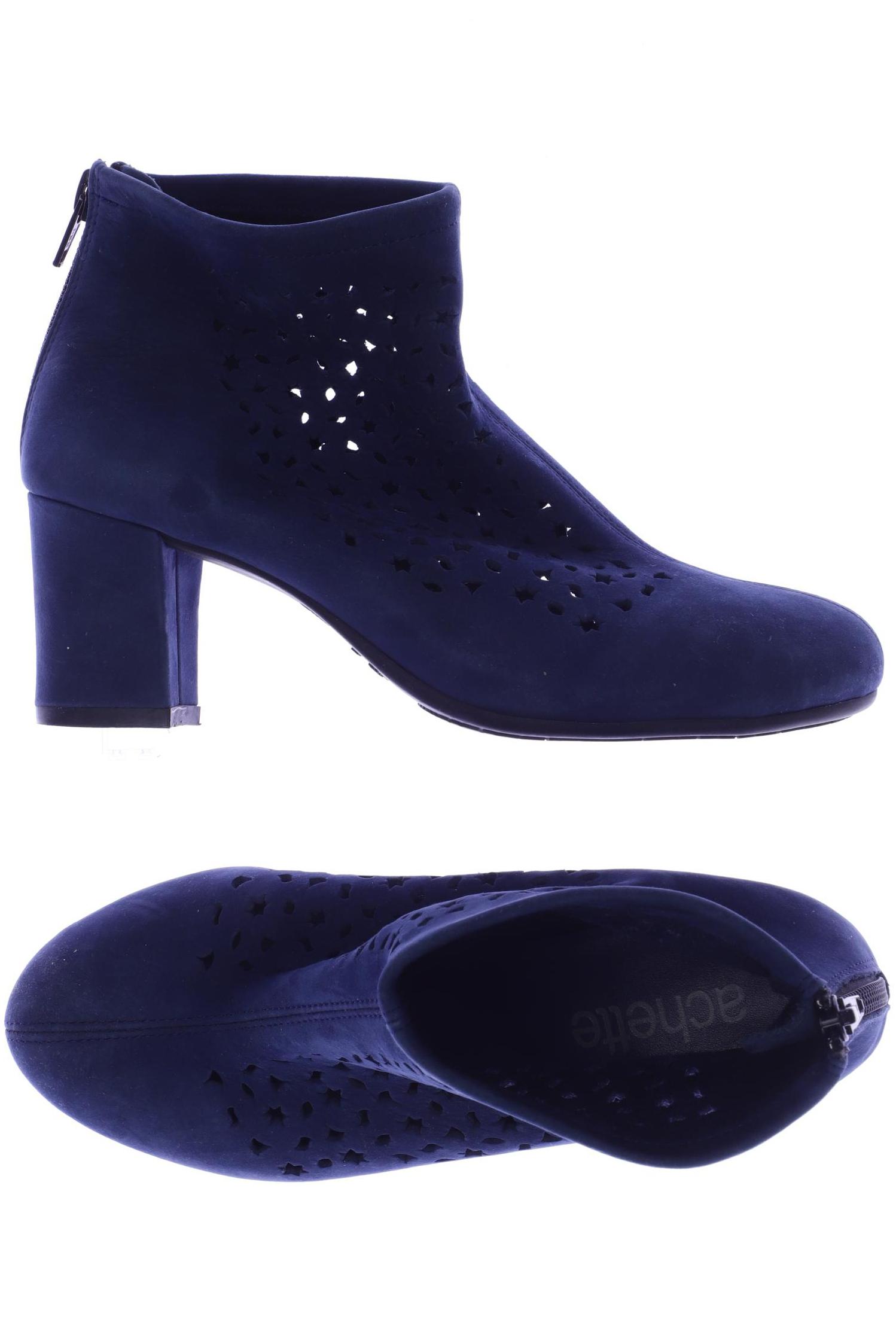 

Second Hand Einzelstücke Damen Stiefelette, blau, Gr. 35