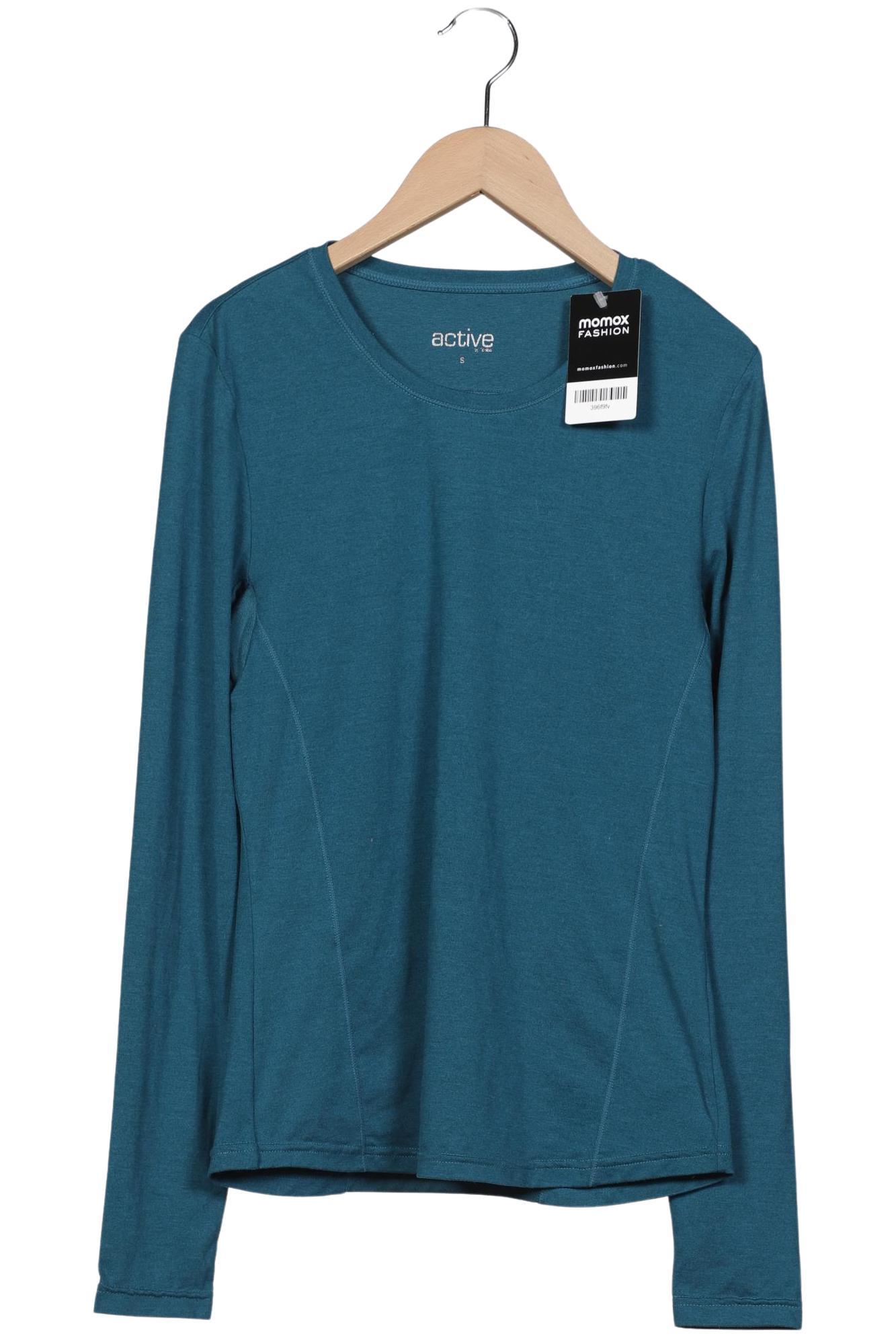

Second Hand Einzelstücke Damen Langarmshirt, türkis, Gr. 36