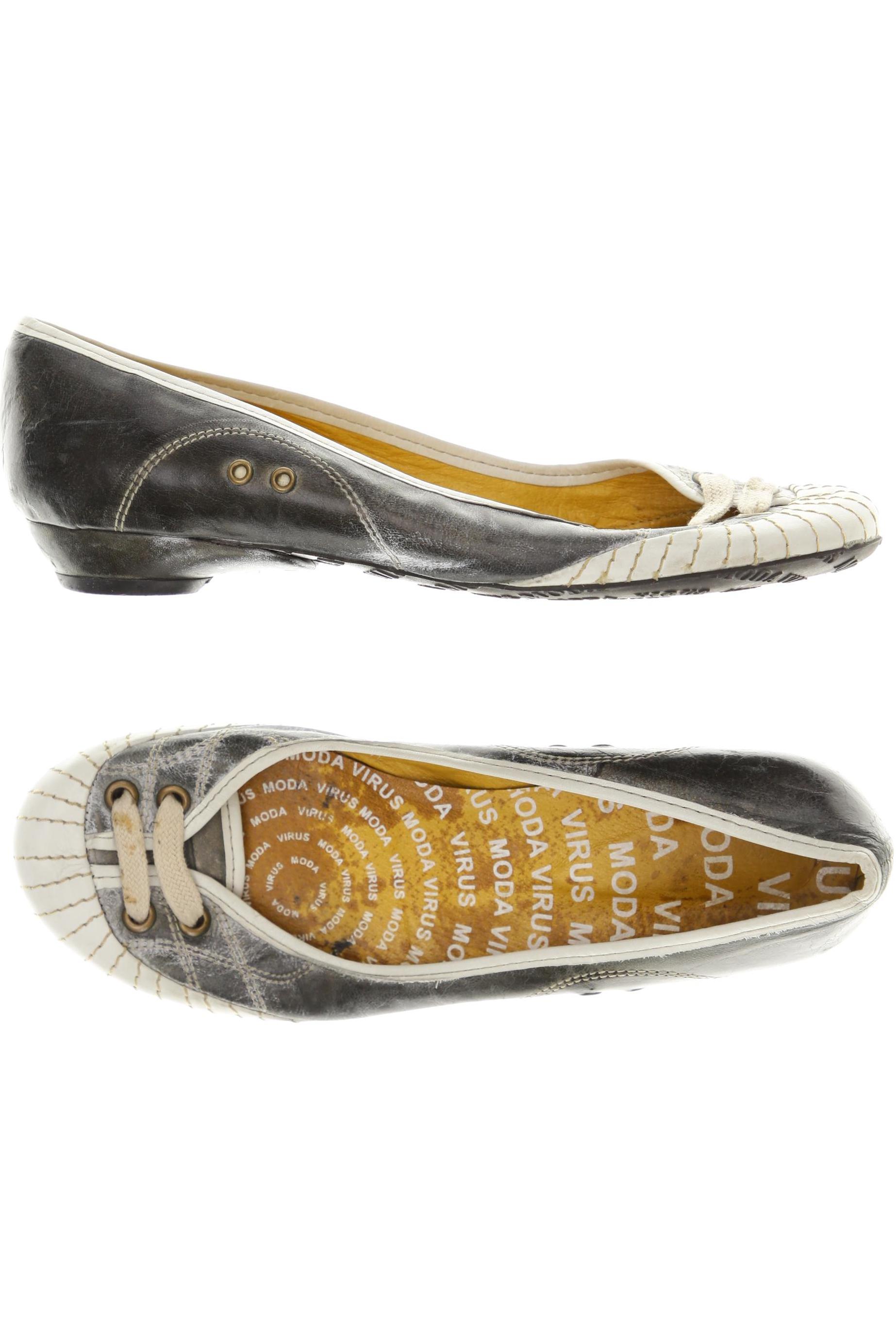 

Second Hand Einzelstücke Damen Ballerinas, grau, Gr. 37