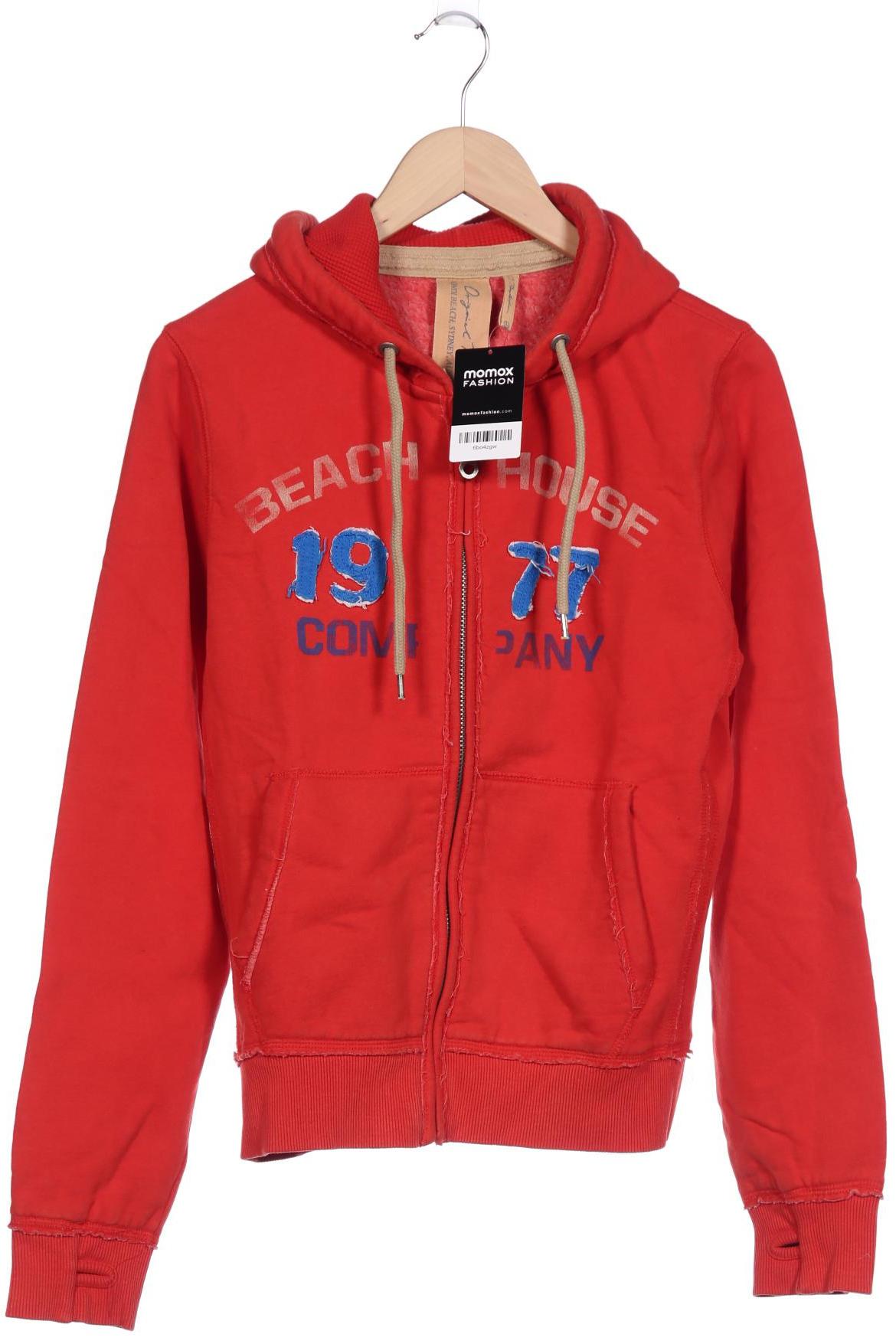 

Second Hand Einzelstücke Damen Kapuzenpullover, rot, Gr. 42