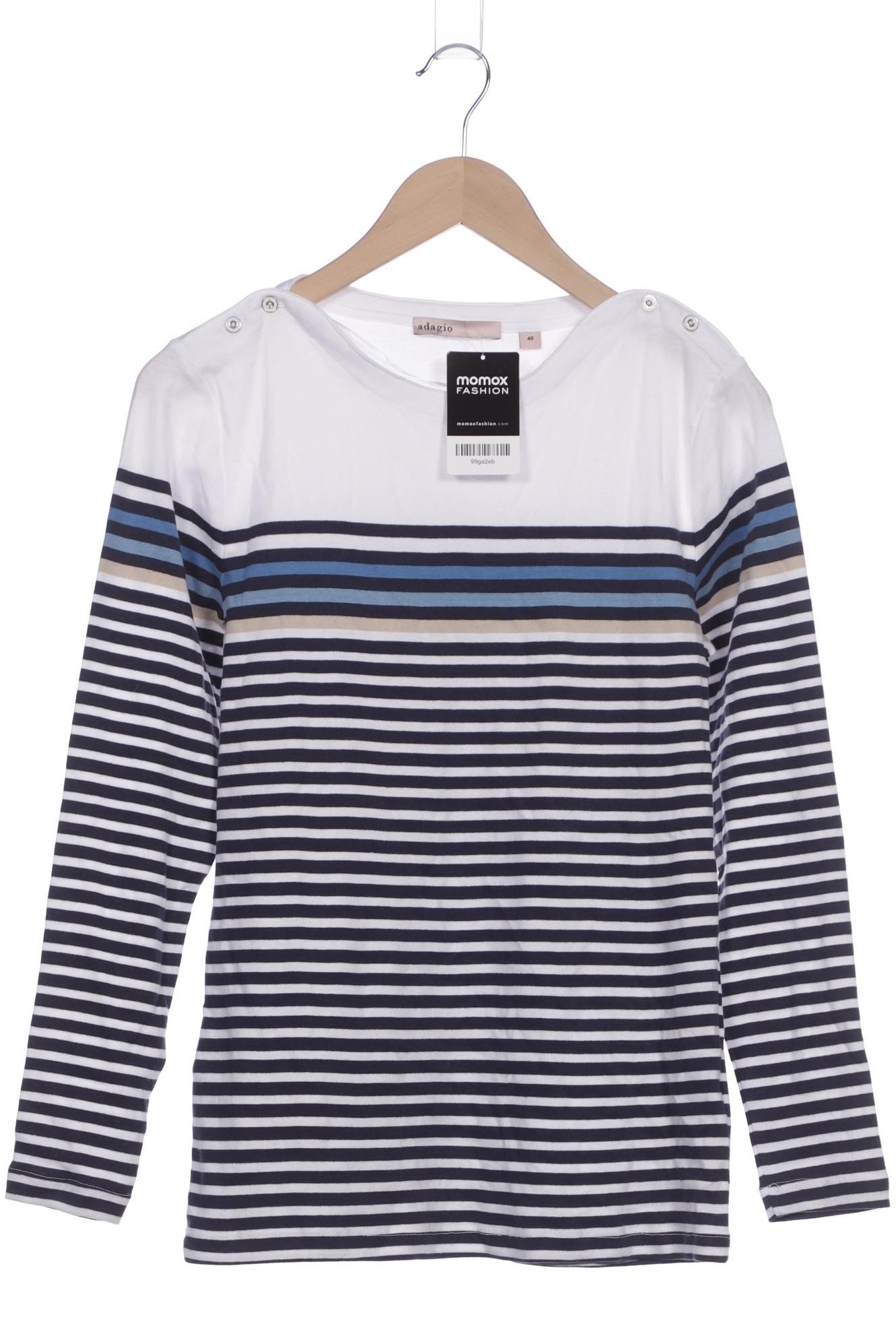 

Second Hand Einzelstücke Damen Langarmshirt, marineblau, Gr. 40