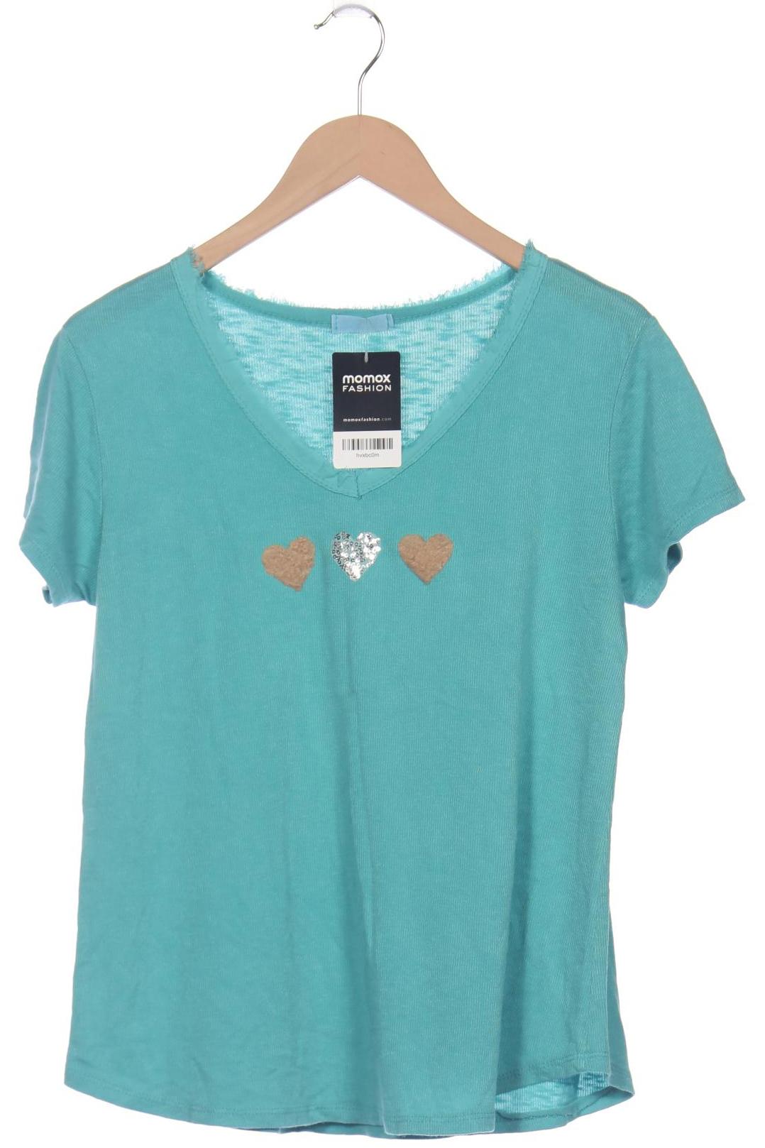 

Second Hand Einzelstücke Damen T-Shirt, türkis, Gr. 42