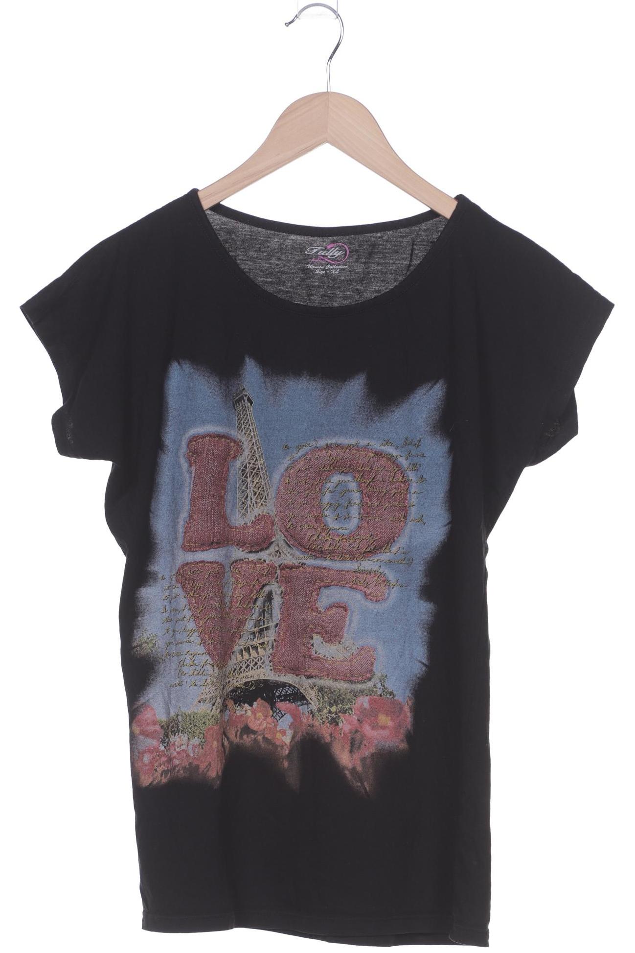 

Second Hand Einzelstücke Damen T-Shirt, schwarz, Gr. 44