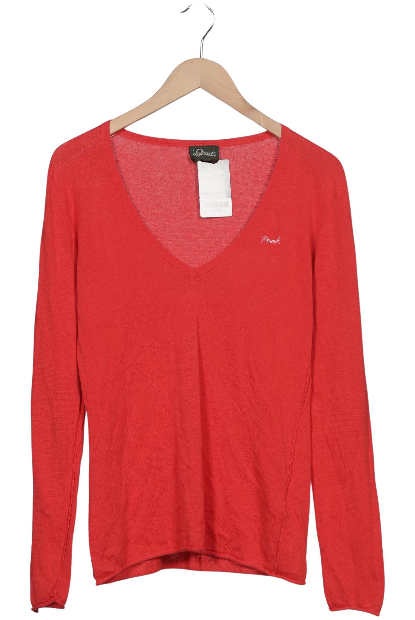 

Second Hand Einzelstücke Damen Langarmshirt, rot, Gr. 42