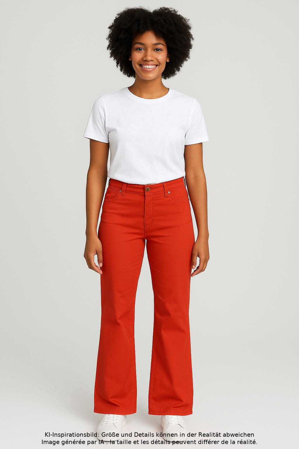 

Second Hand Einzelstücke Damen Jeans, rot, Gr. 42