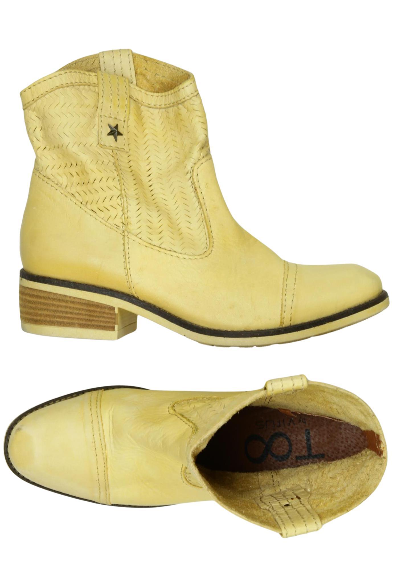 

Second Hand Einzelstücke Damen Stiefelette, gelb, Gr. 38