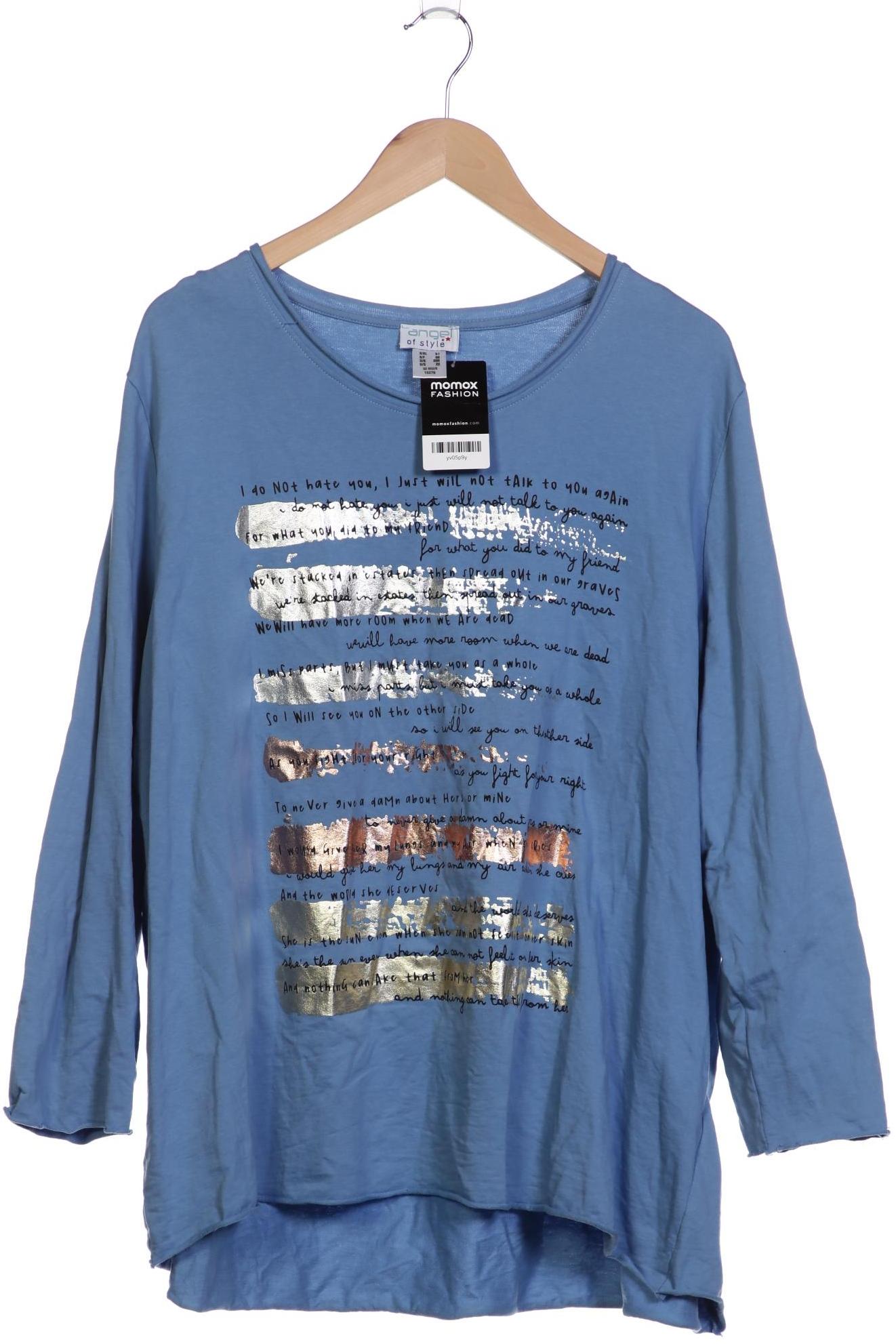 

Second Hand Einzelstücke Damen Langarmshirt, blau, Gr. 54