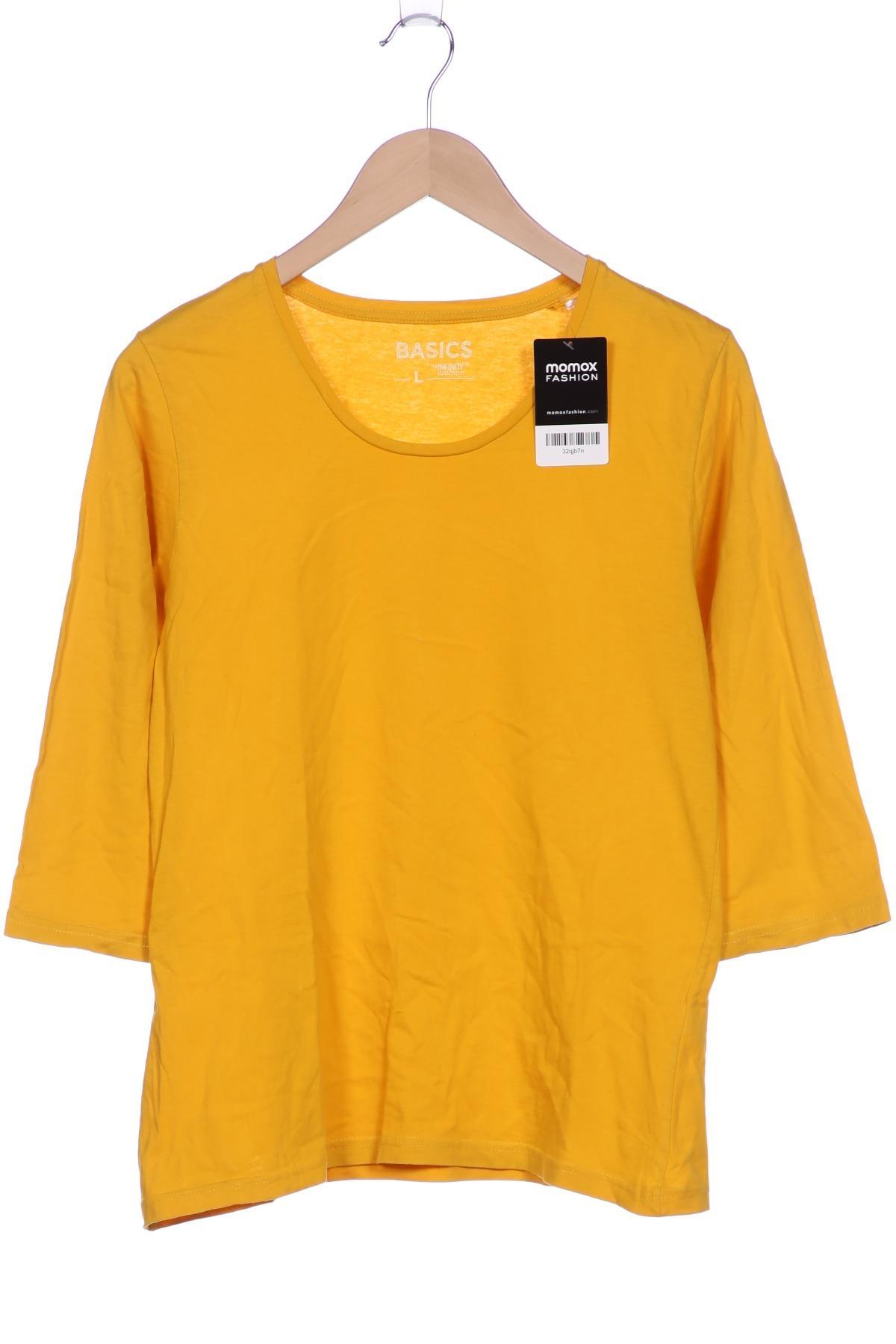 

Second Hand Einzelstücke Damen Langarmshirt, gelb, Gr. 42