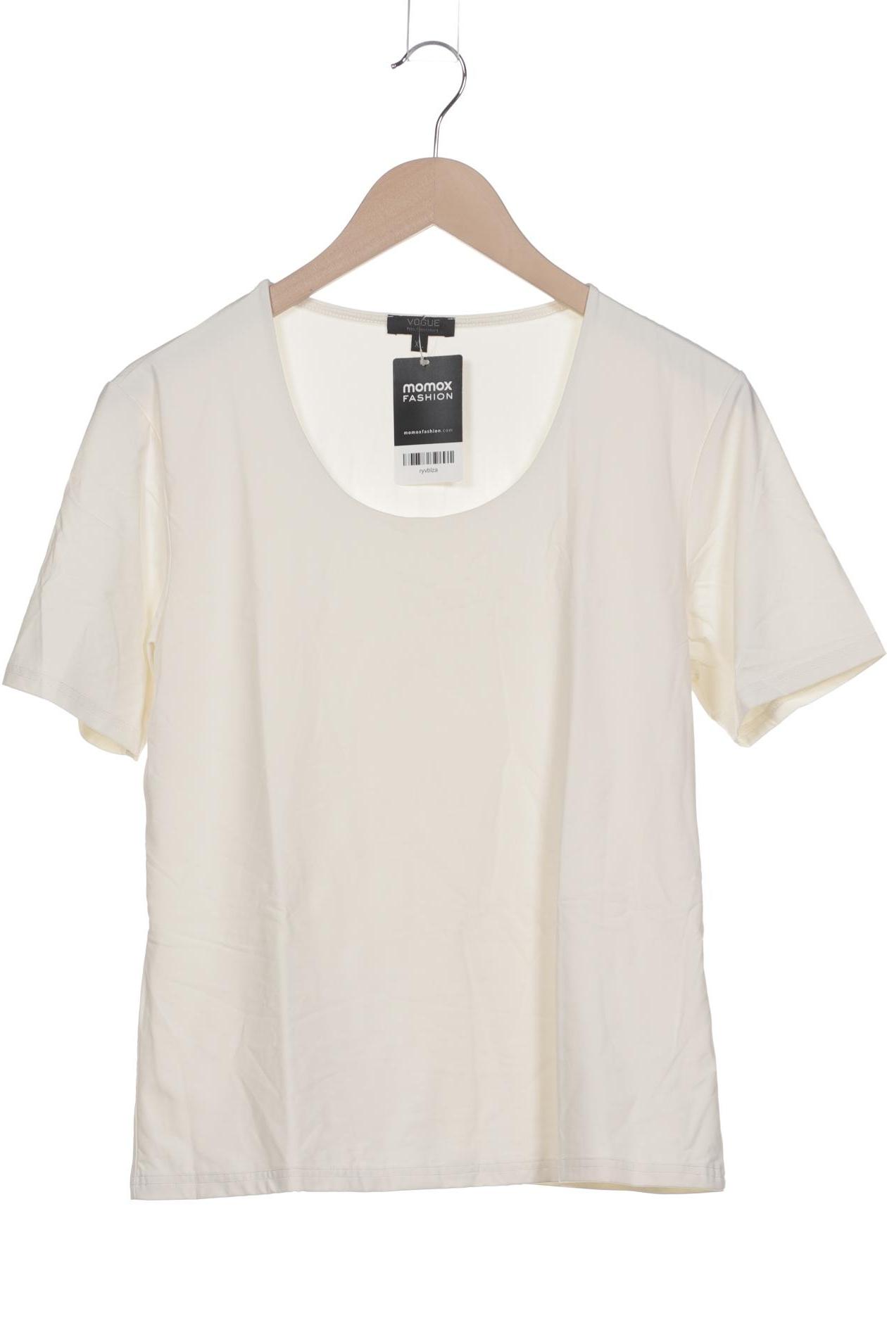 

Second Hand Einzelstücke Damen T-Shirt, cremeweiß, Gr. 44