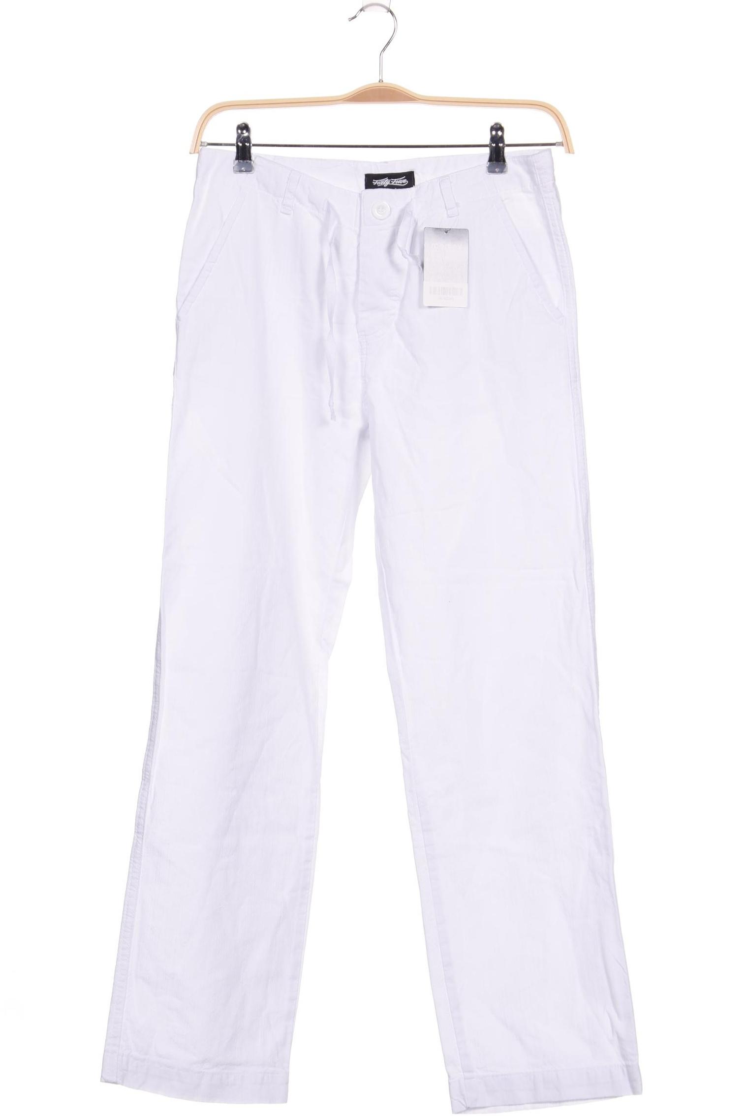 

Second Hand Einzelstücke Damen Stoffhose, weiß