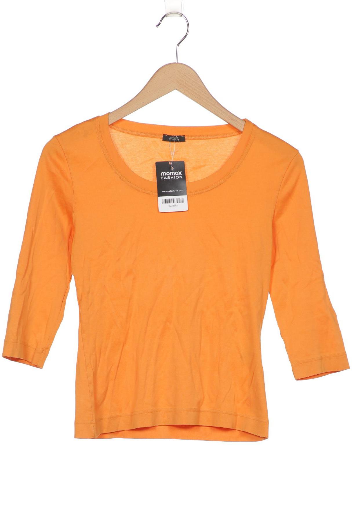 

Second Hand Einzelstücke Damen Langarmshirt, orange, Gr. 40