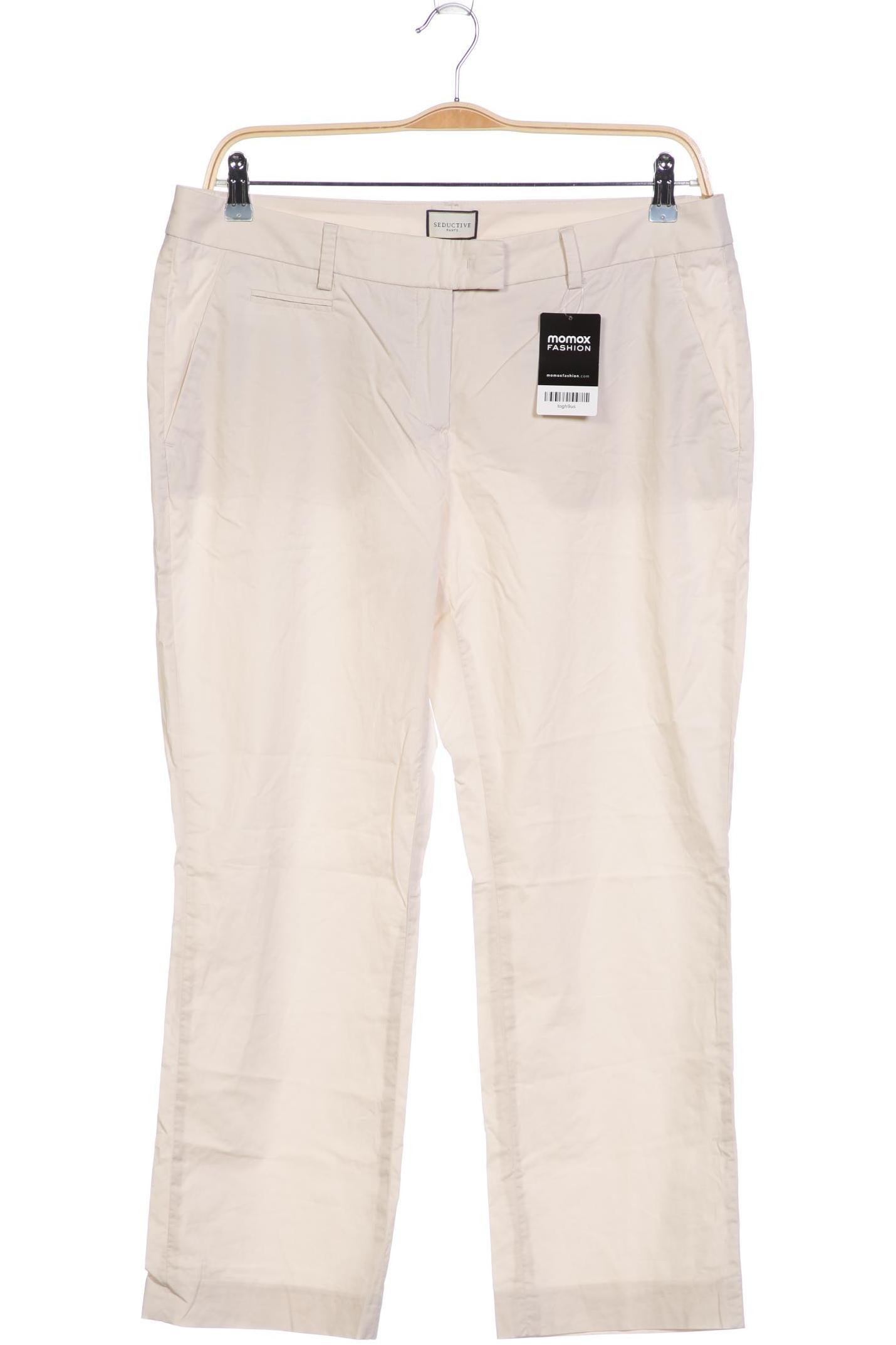 

SEDUCTIVE Damen Stoffhose, cremeweiß