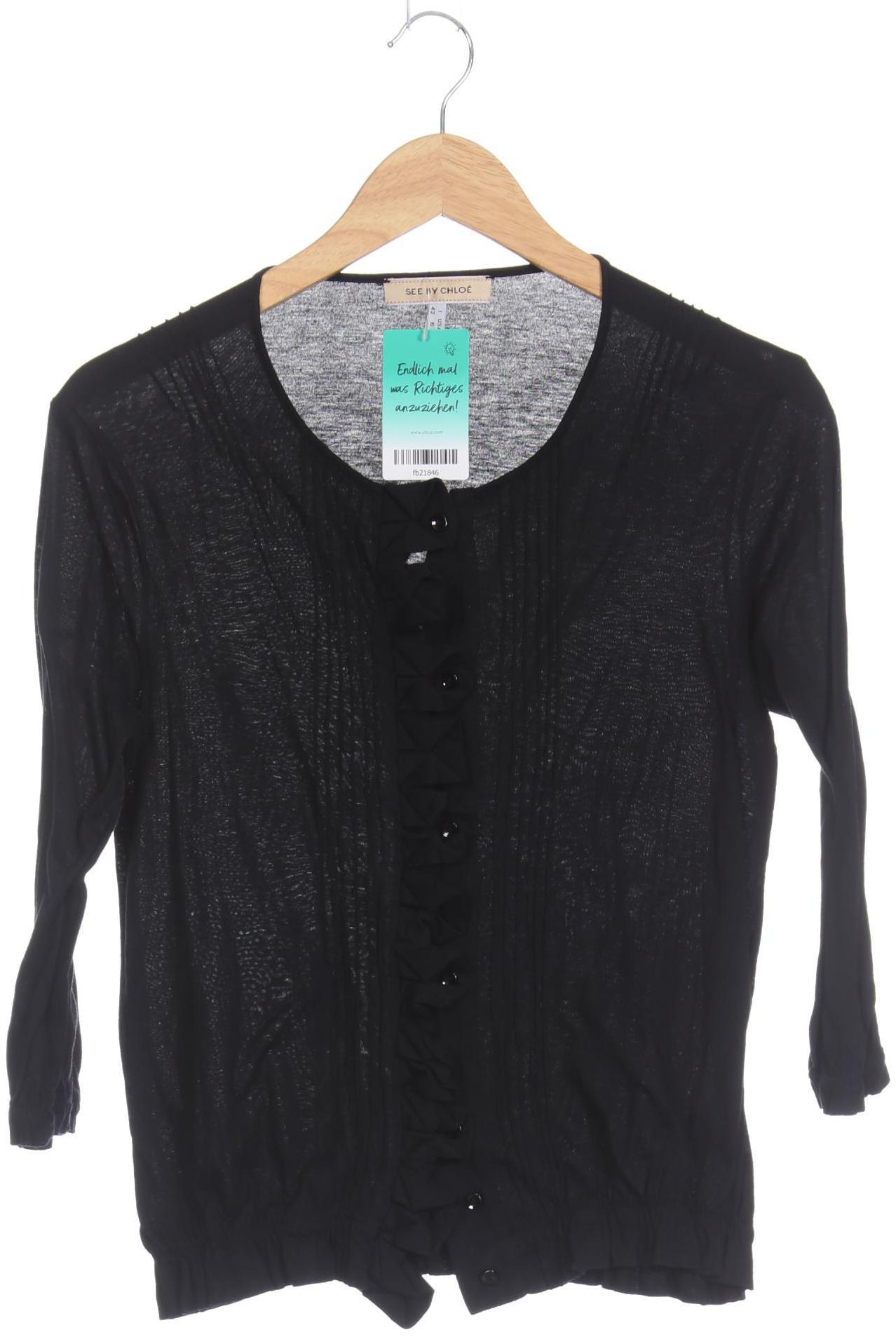 

See by Chloe Damen Langarmshirt, schwarz, Gr. 38