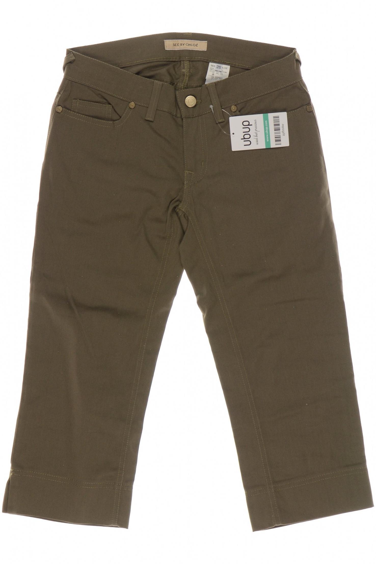 

See by Chloe Damen Stoffhose, grün, Gr. 26