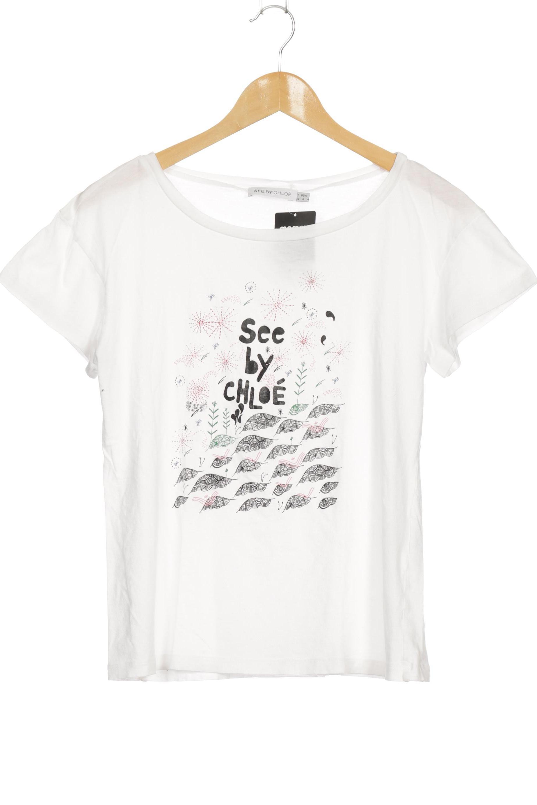 

See by Chloe Damen T-Shirt, weiß, Gr. 40