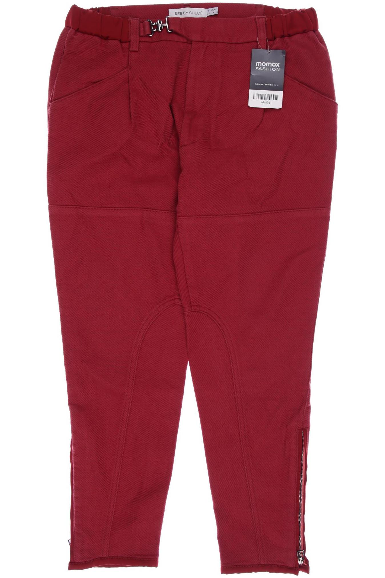 

See by Chloé Damen Stoffhose, rot