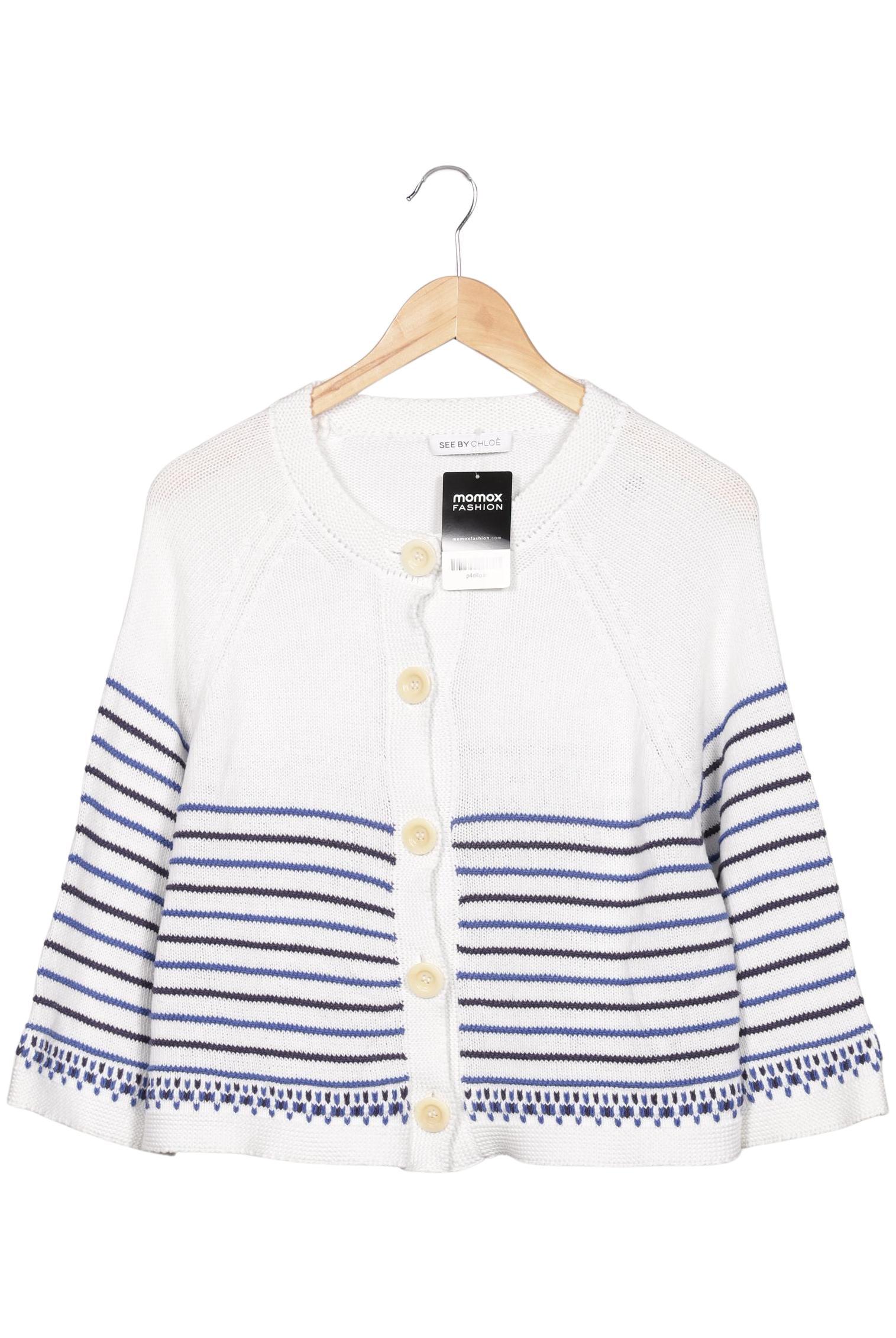 

See by Chloe Damen Strickjacke, weiß, Gr. 42