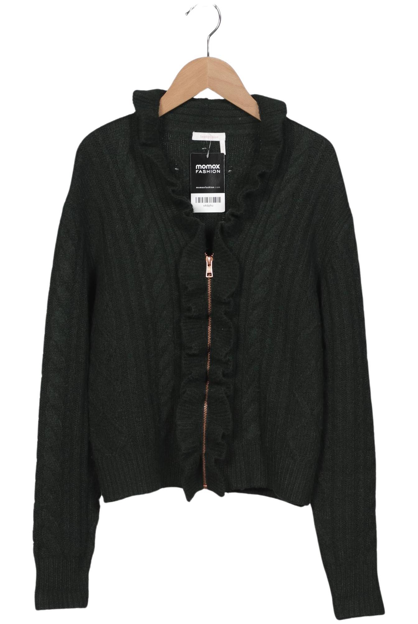 

See by Chloe Damen Strickjacke, grün, Gr. 36