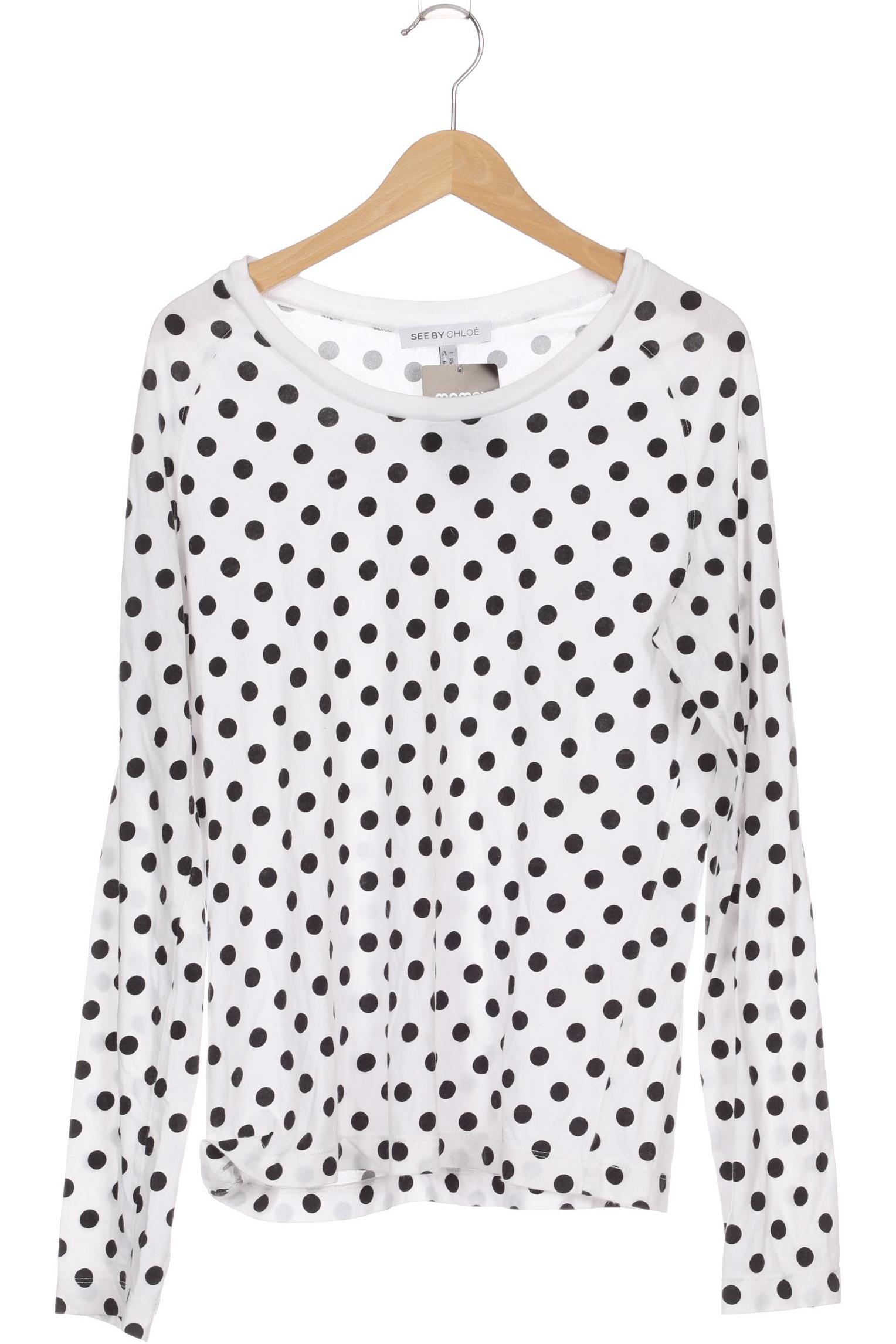 

See by Chloe Damen Langarmshirt, weiß, Gr. 38