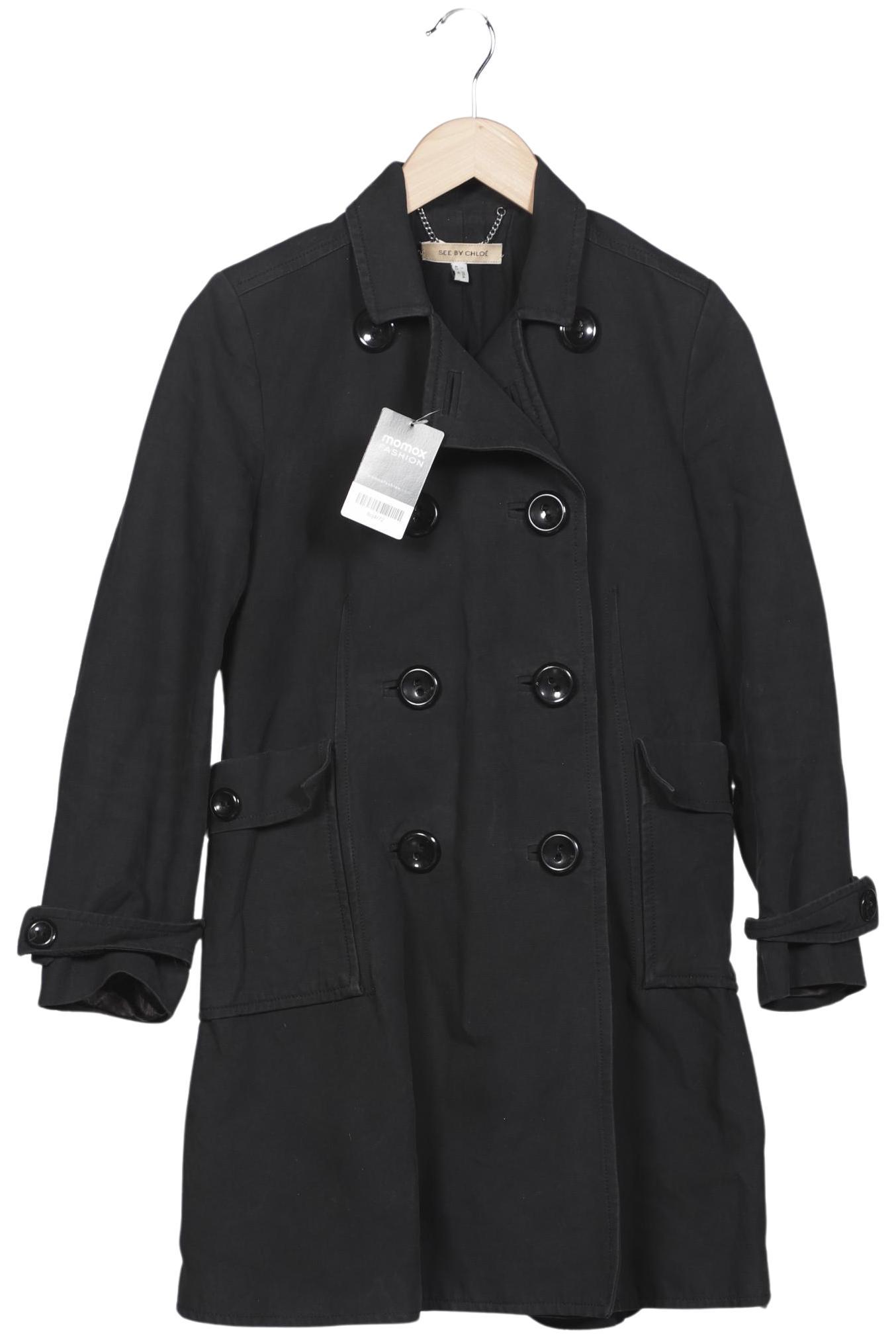 

See by Chloe Damen Mantel, schwarz, Gr. 38